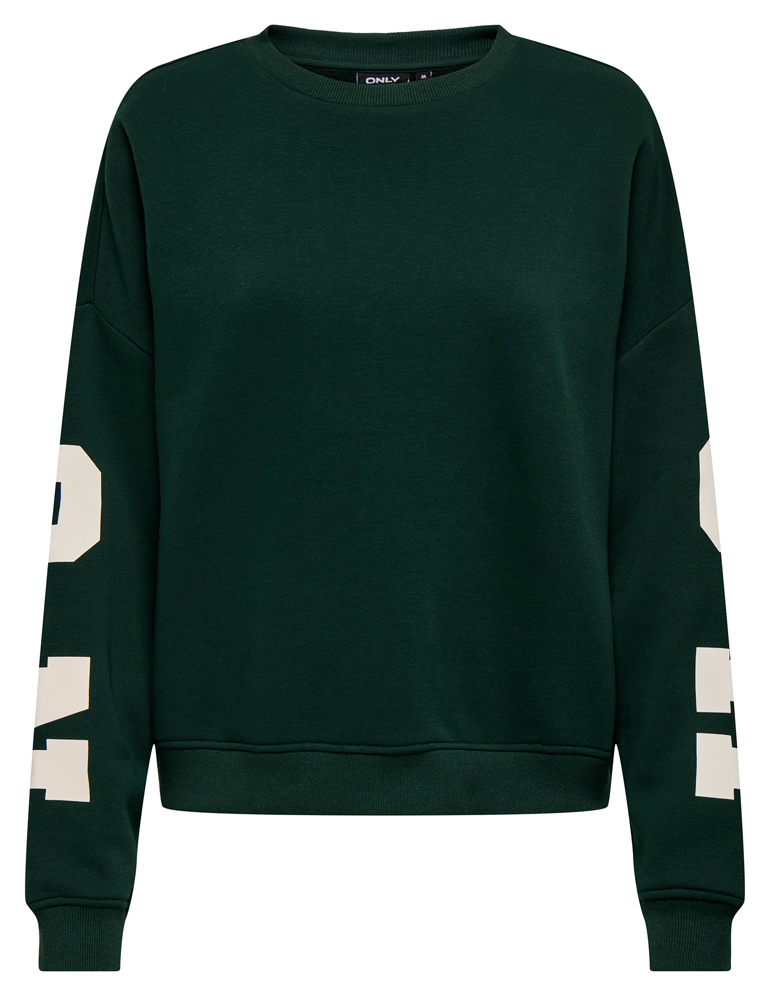 ONLY Sweater backprint 15356793 Donker groen