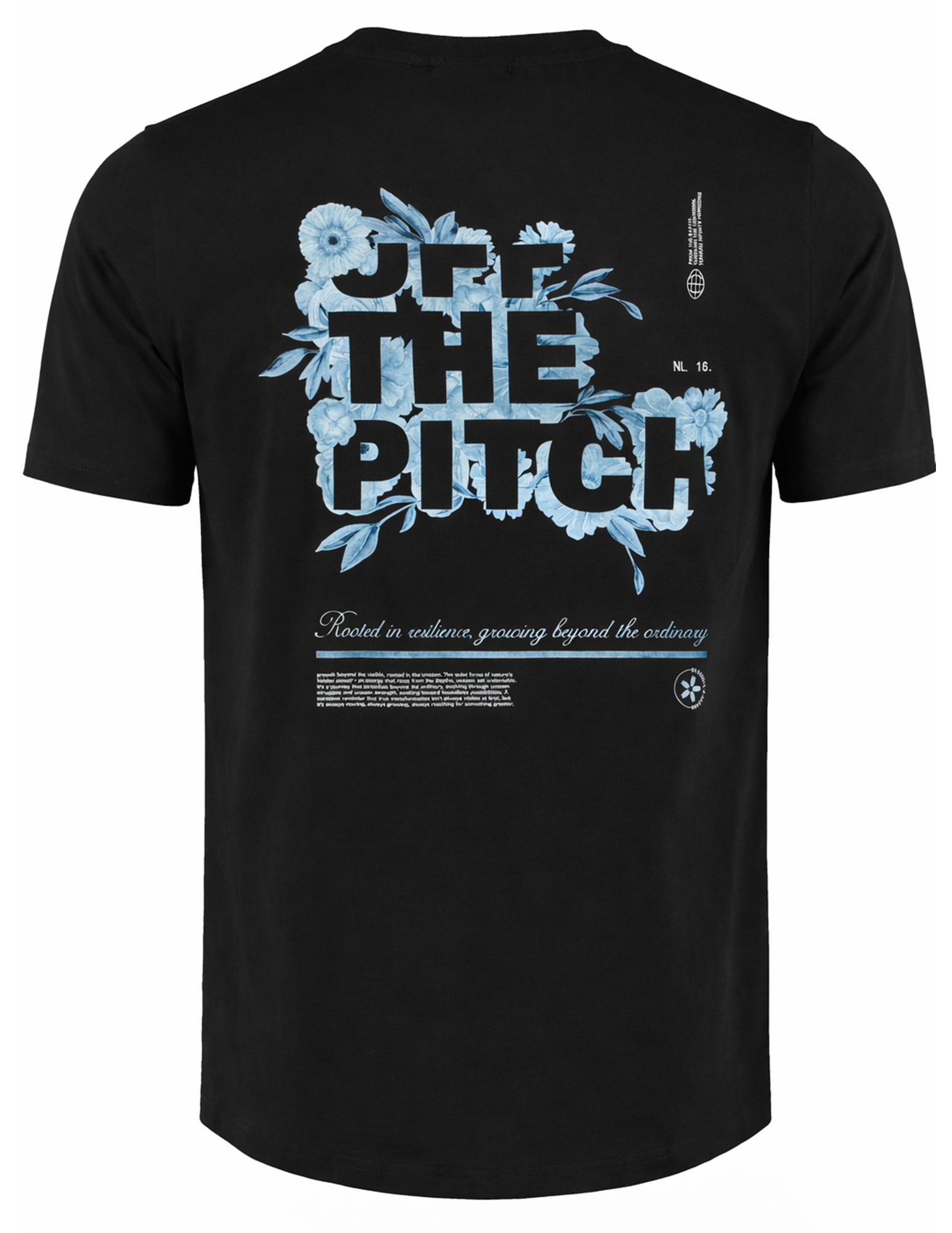 Off The Pitch T-shirt Blossom OTP261024 Zwart