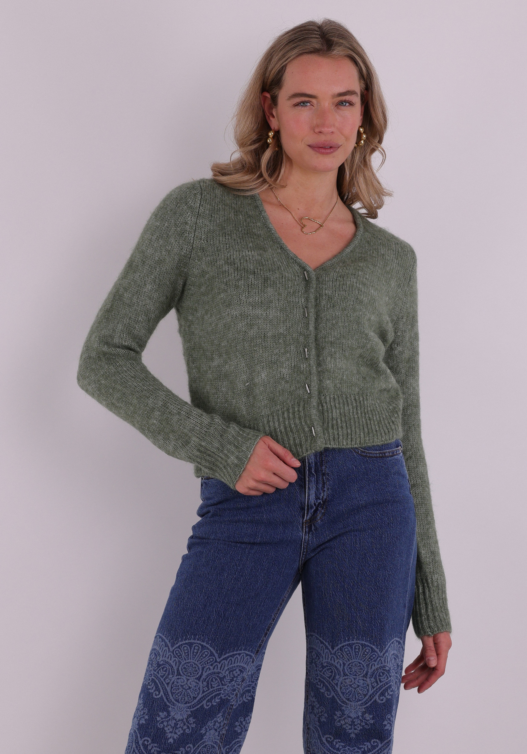Kaffe Clothing Vest Melania 10510818 Midden groen