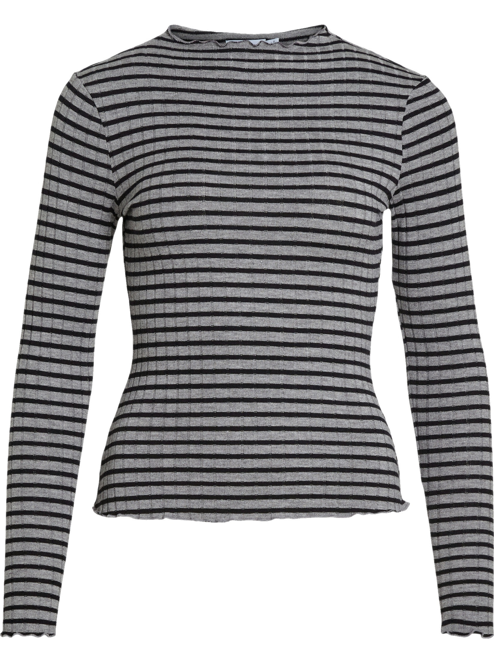 Vila Shirt Rika 14107470 Midden grijs