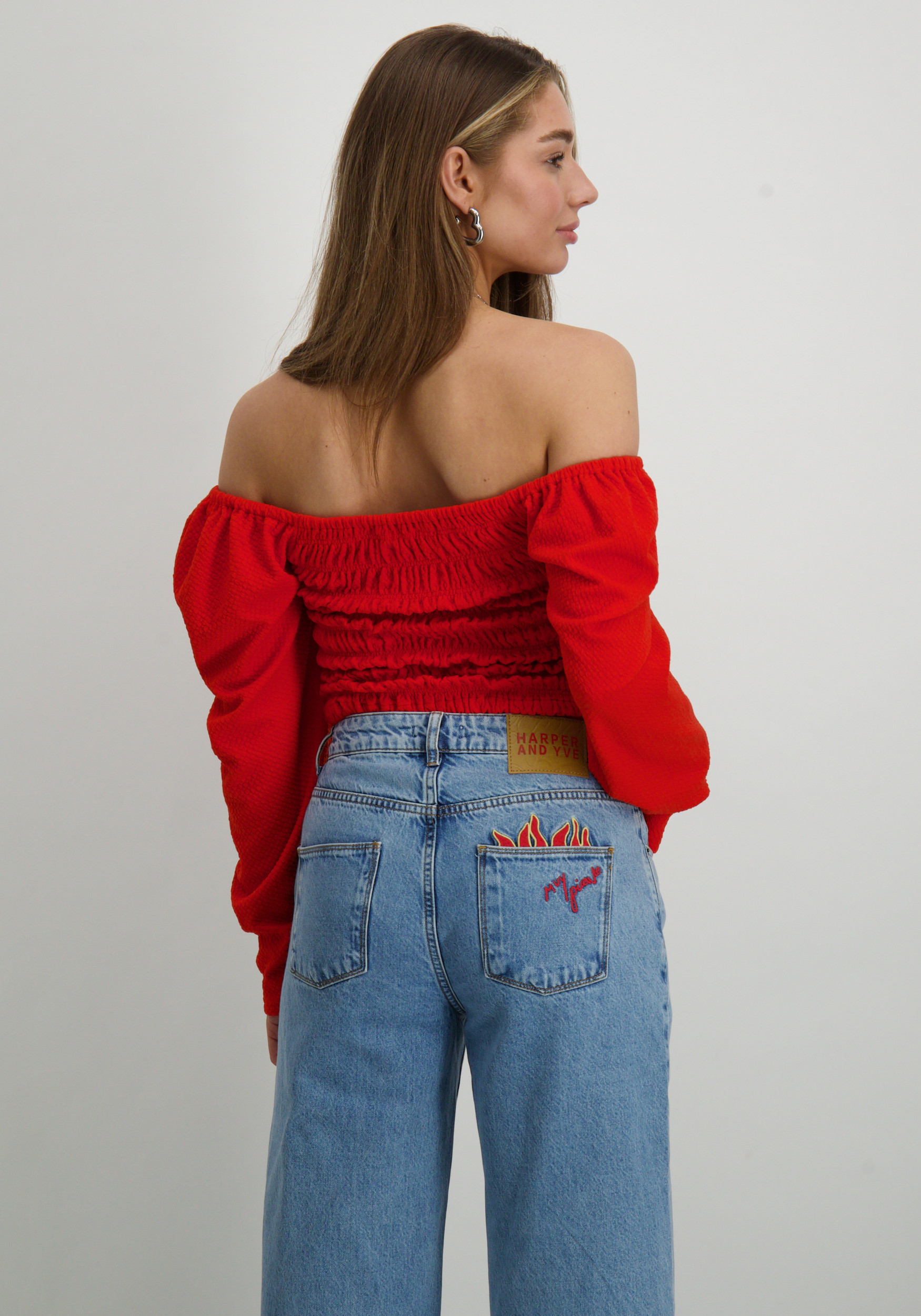 Refined Department Top Cherry R2502528615 Rood