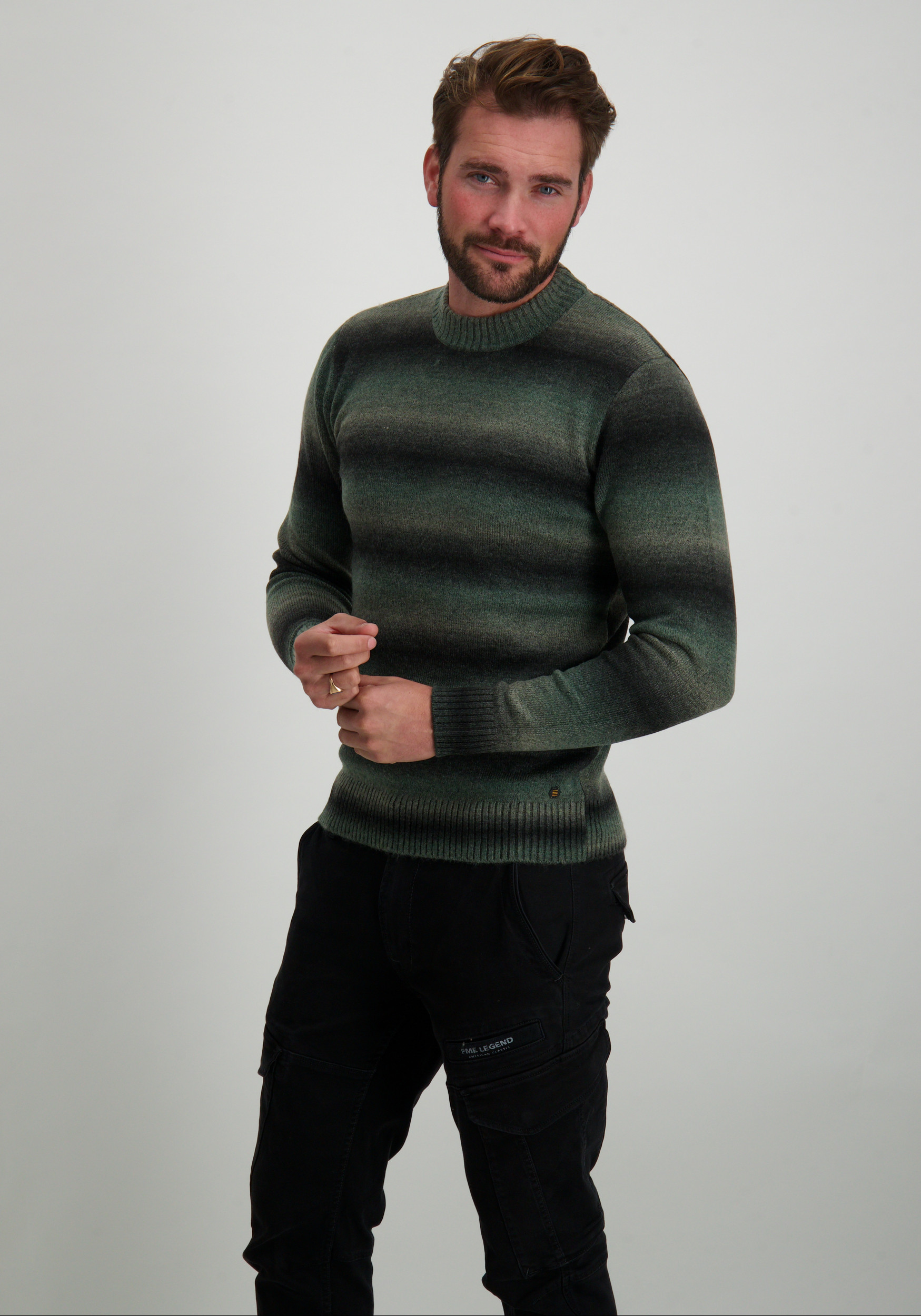 No Excess trui gebreid 25210941 Groen