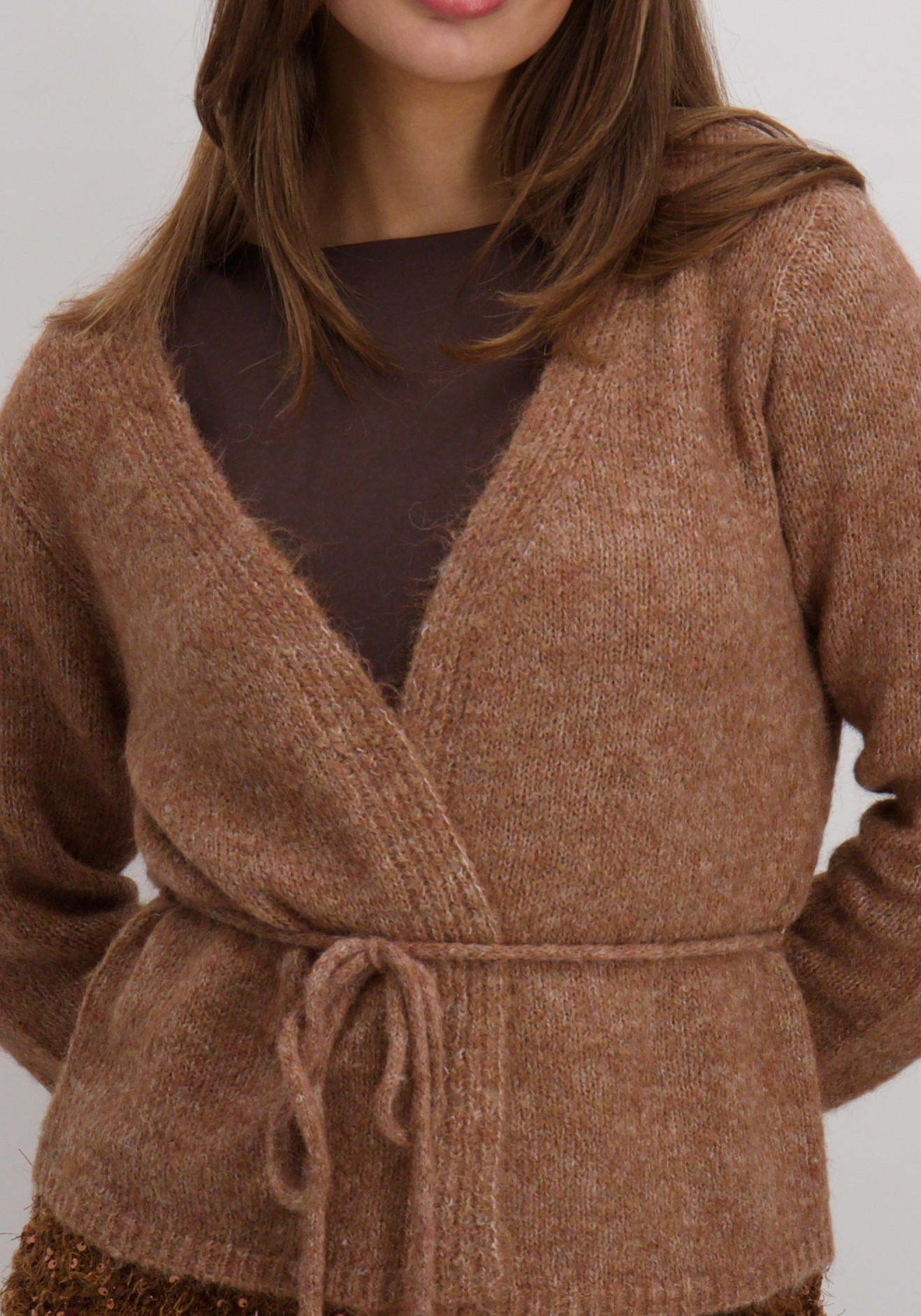 Vero moda Vest Sorrento 10341707 Licht bruin