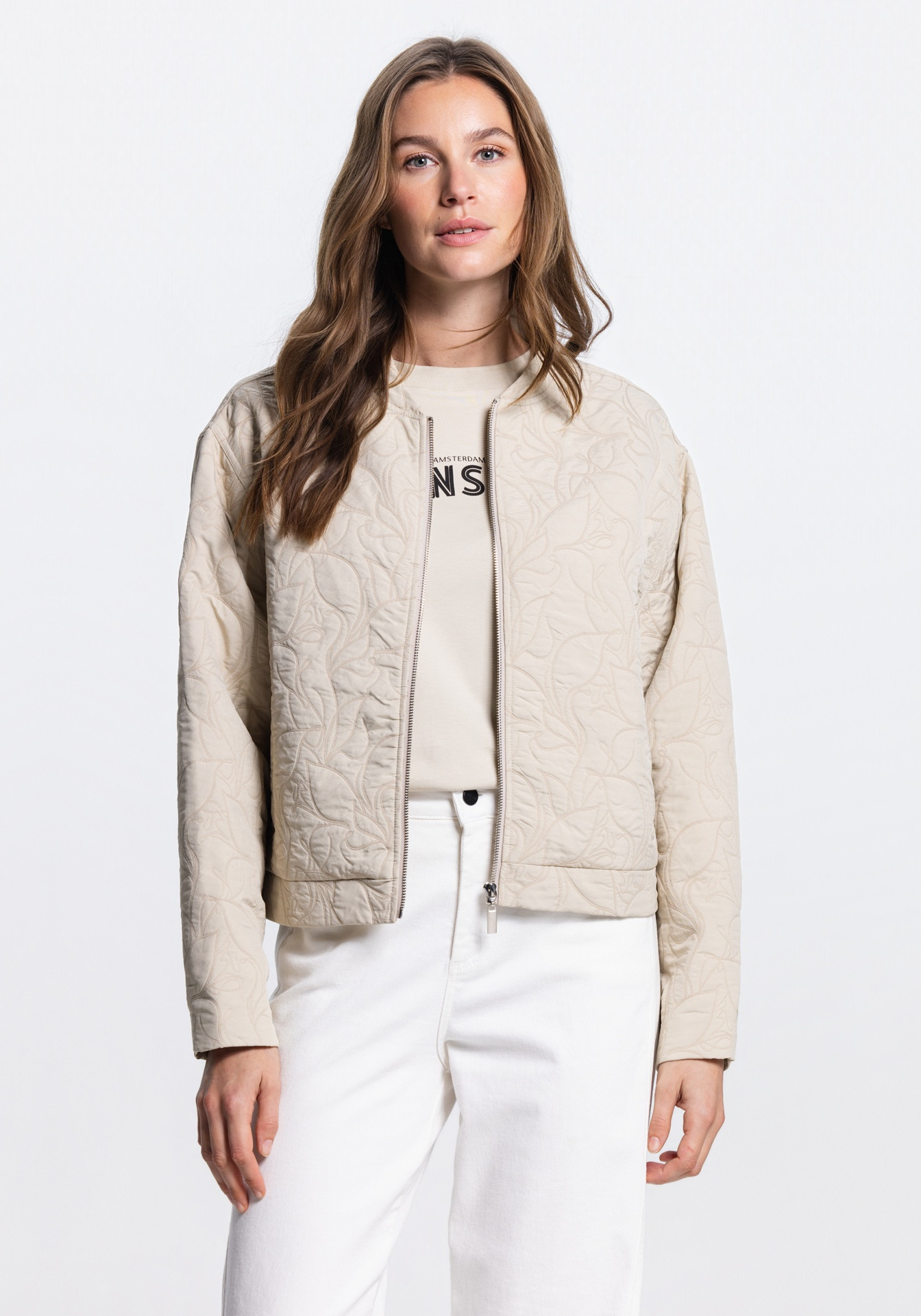 Jansen Amsterdam Bomberjack JARA SS26 Beige