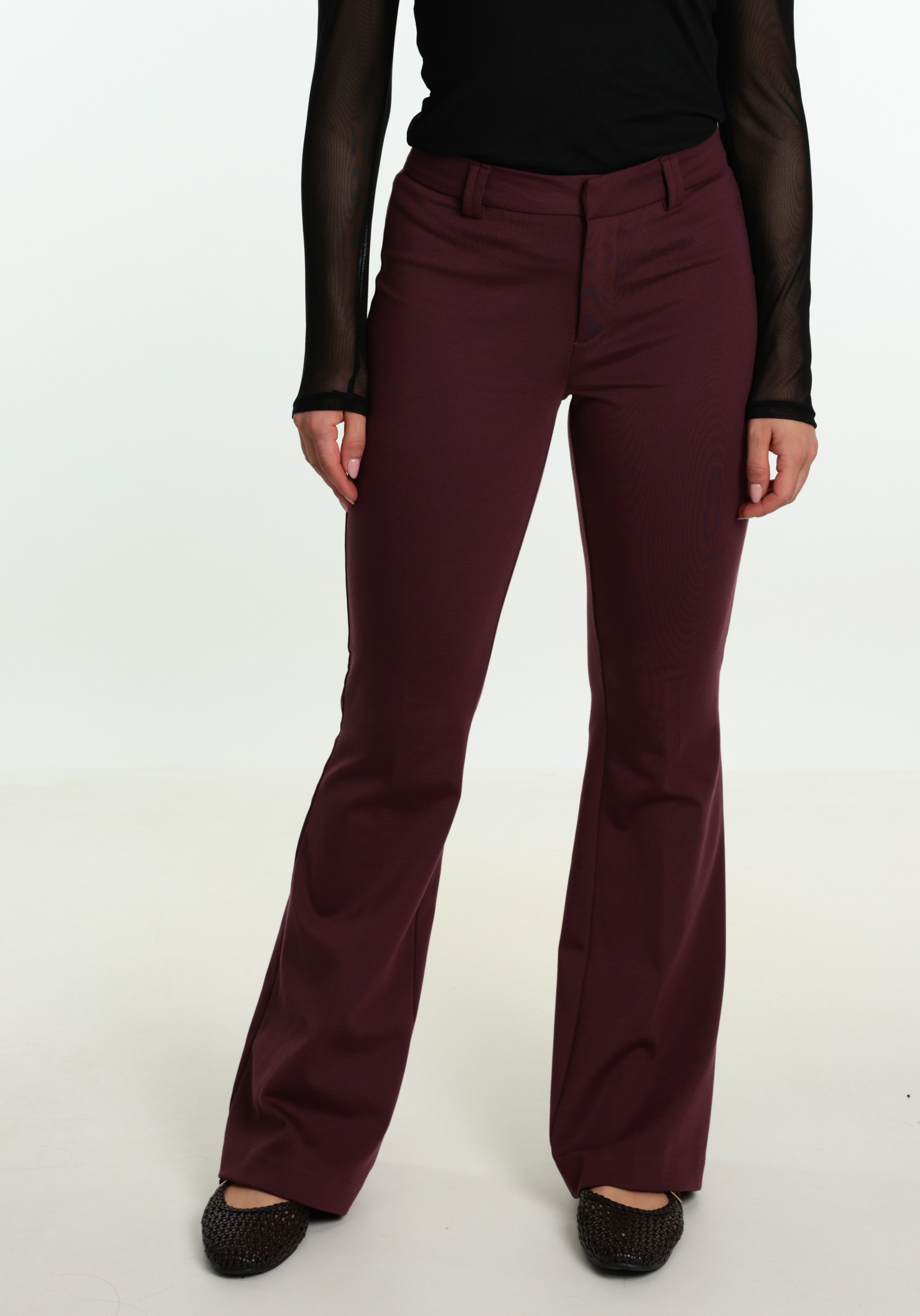 ONLY Flared broek Peach 15298660 Donker Paars