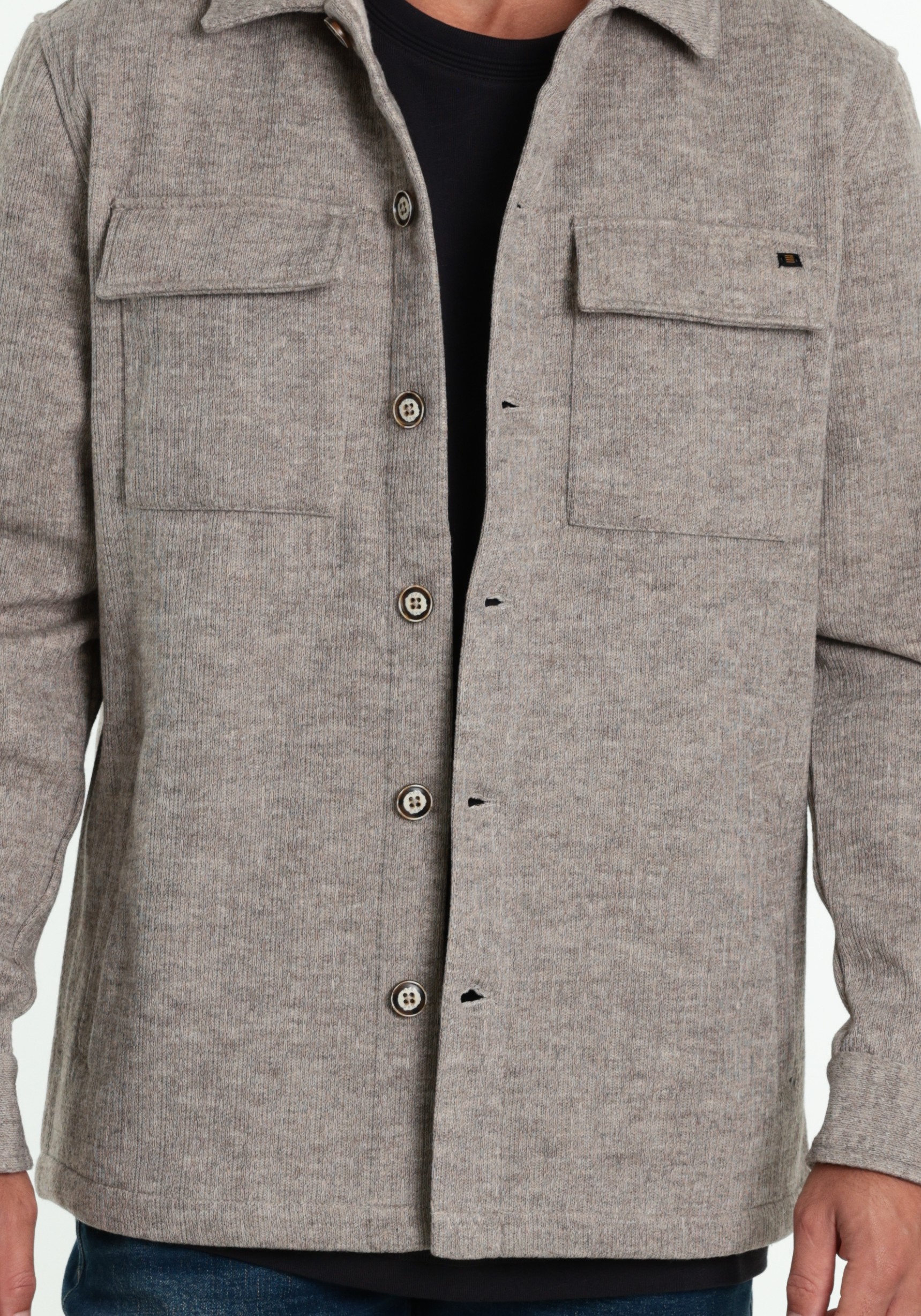 No Excess Overshirt 33510921SN Grijs