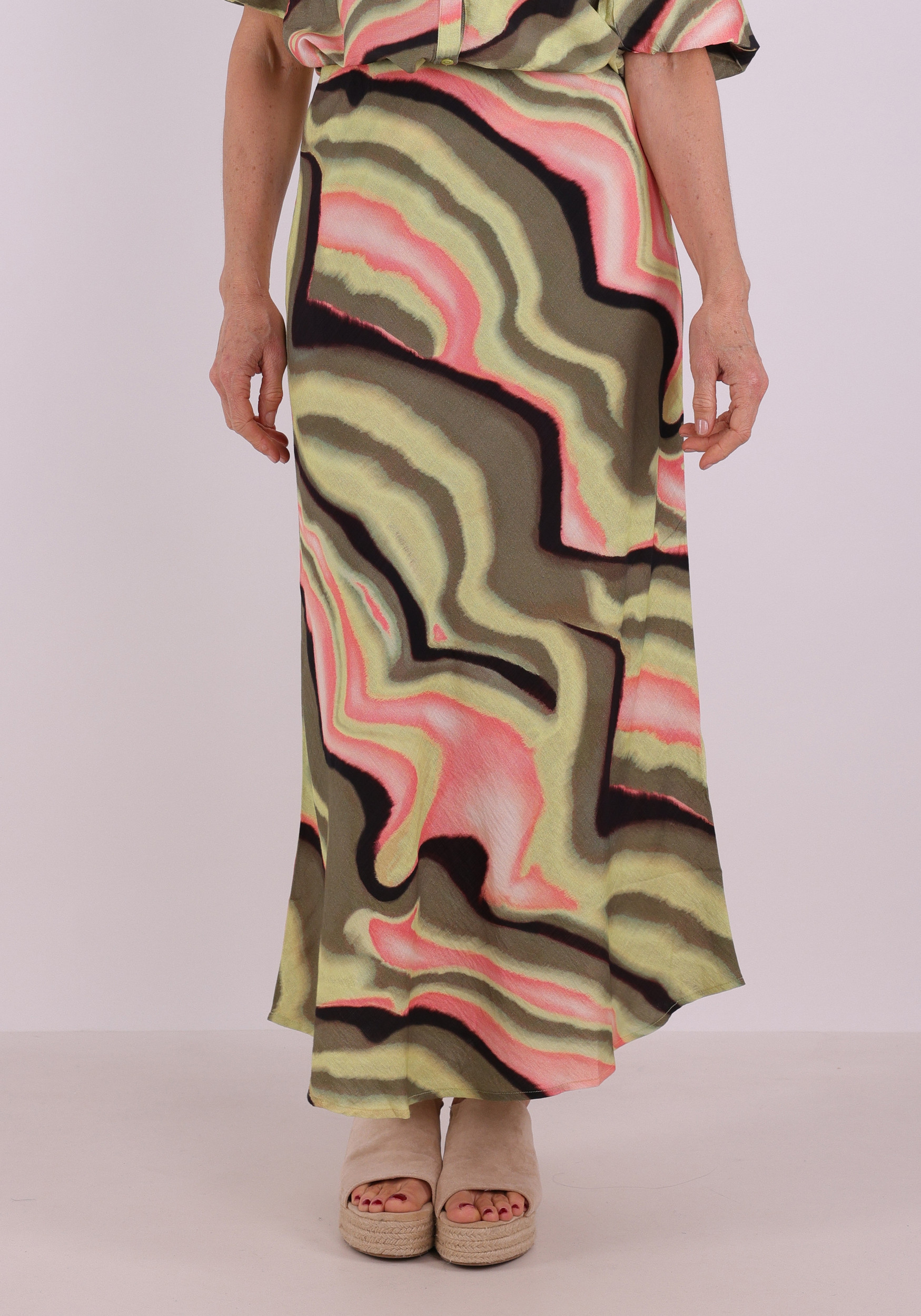 Tramontana Maxi rok Sunset desert C18-19-201 Multi