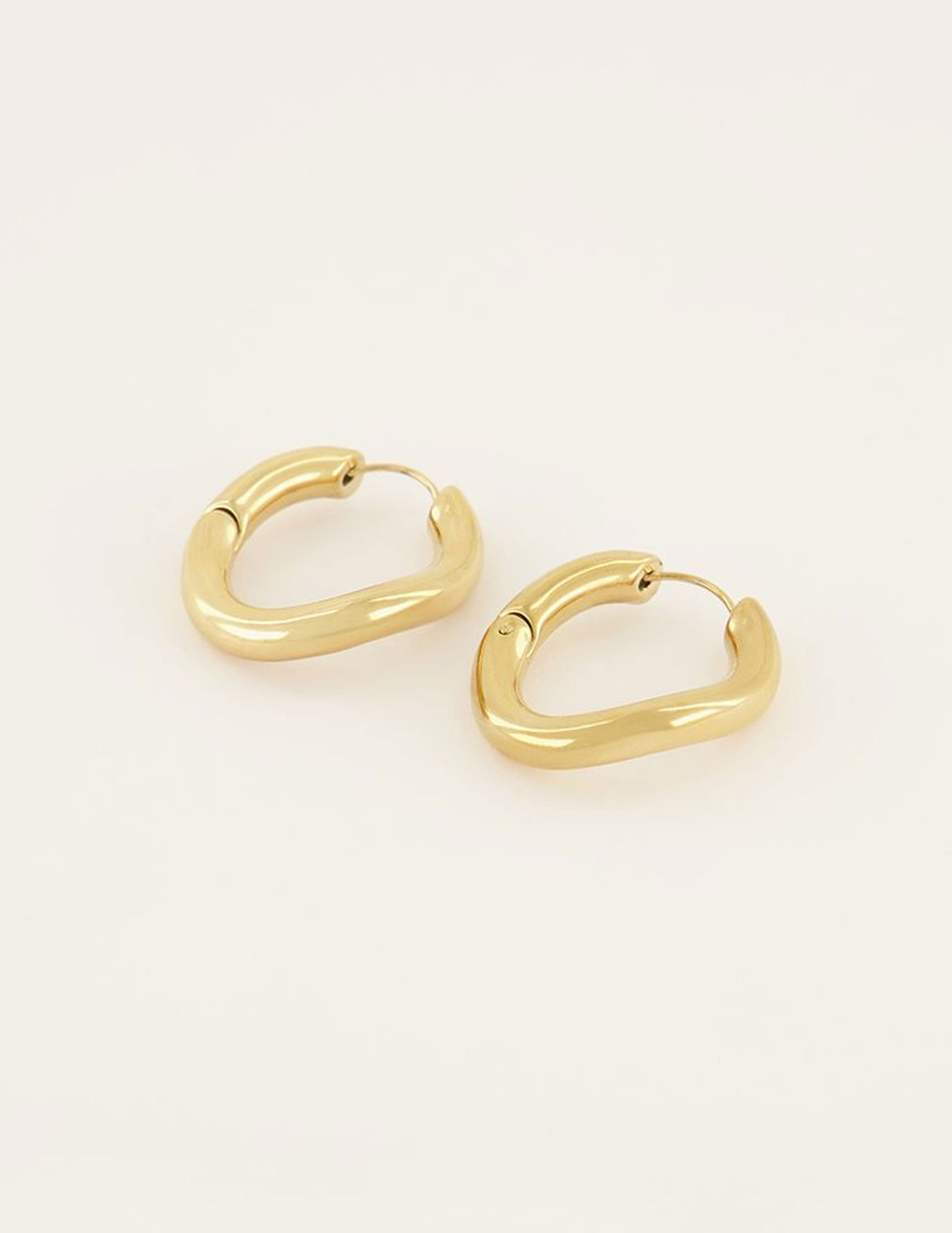 My Jewellery Oorringen Chuncky Chain MJ06892 Goud