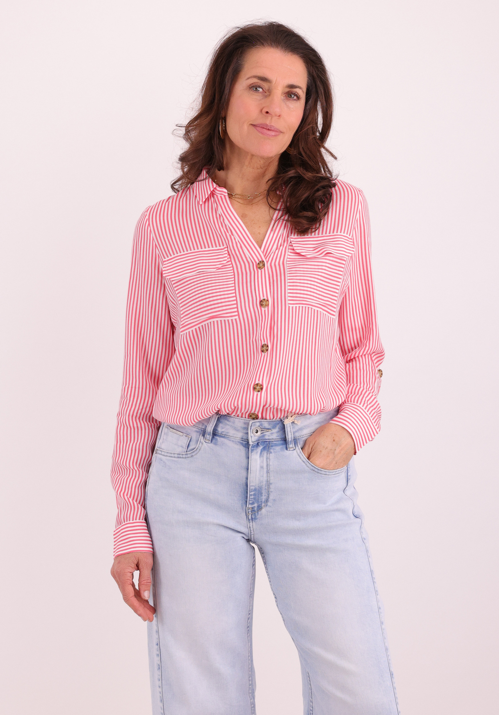 VERO MODA Blouse Bumpy 10275283 Koraal