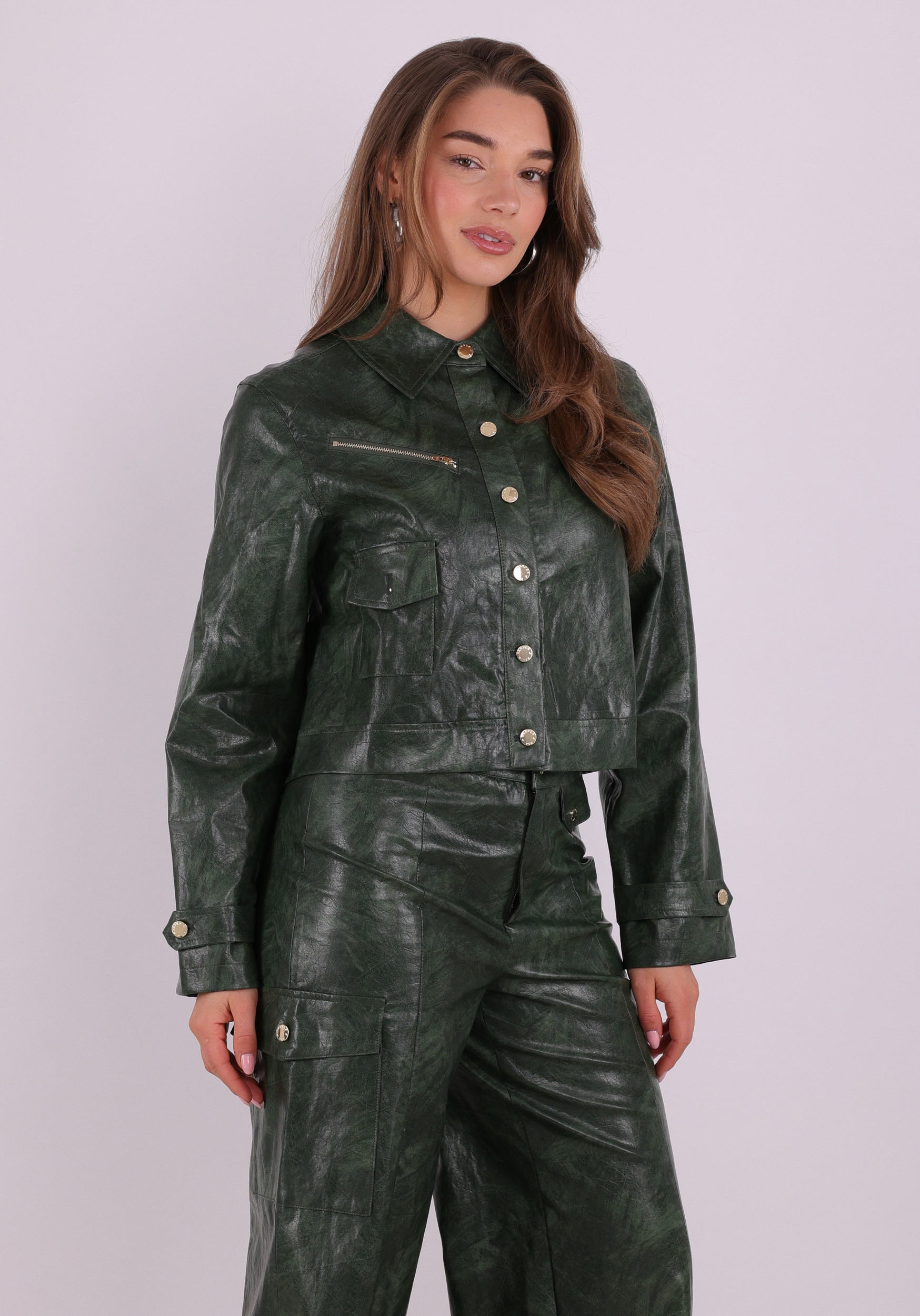 Harper & Yve Jacket Bina SS6N200 Donker groen