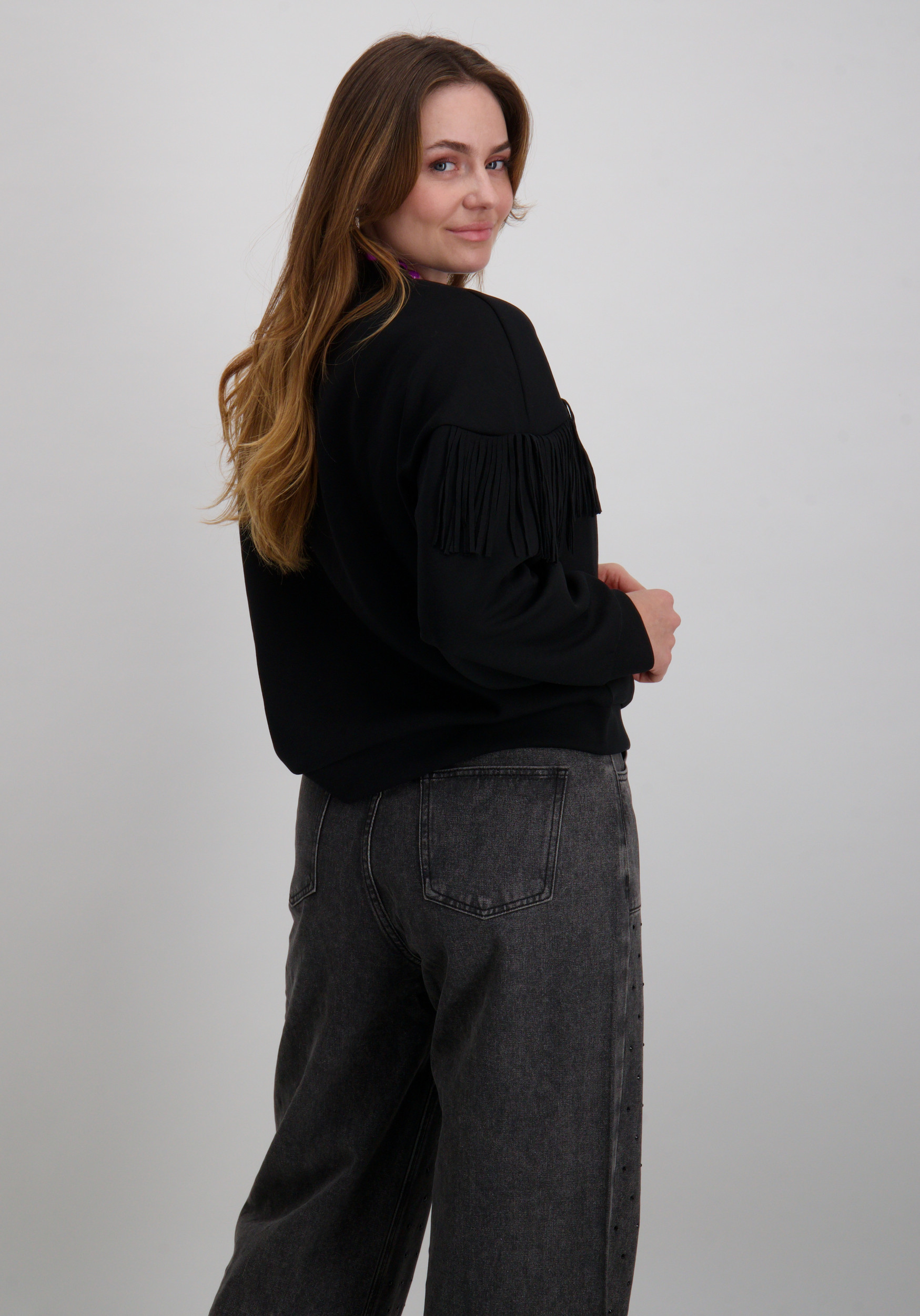 Vila Sweater Reflect 14109498 Zwart