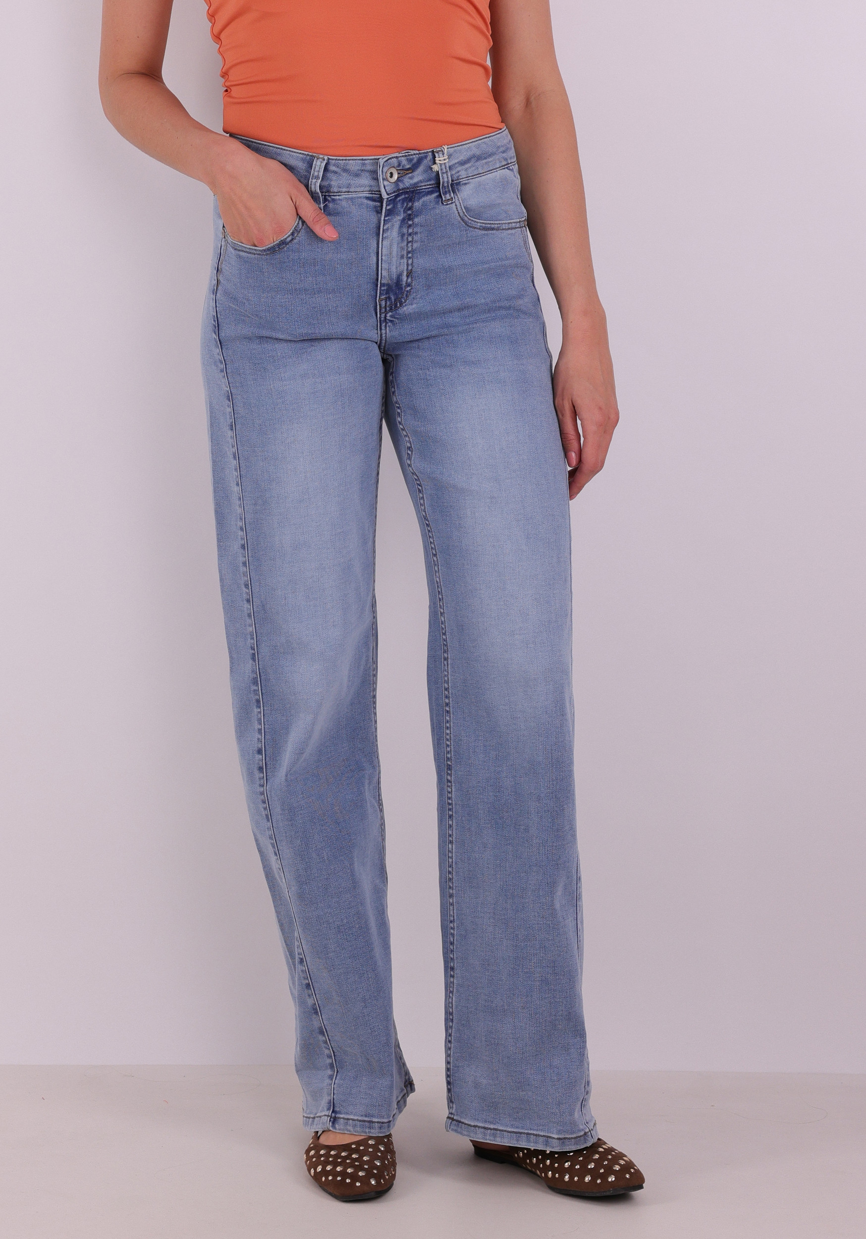 Red Button Jeans Claudette SRB4907 Licht blauw