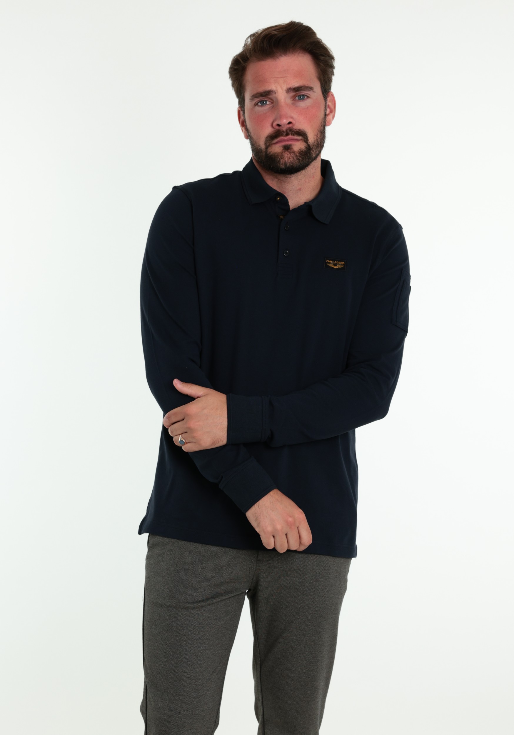 PME Legend Polo American Classic PPS2608899 Donker blauw