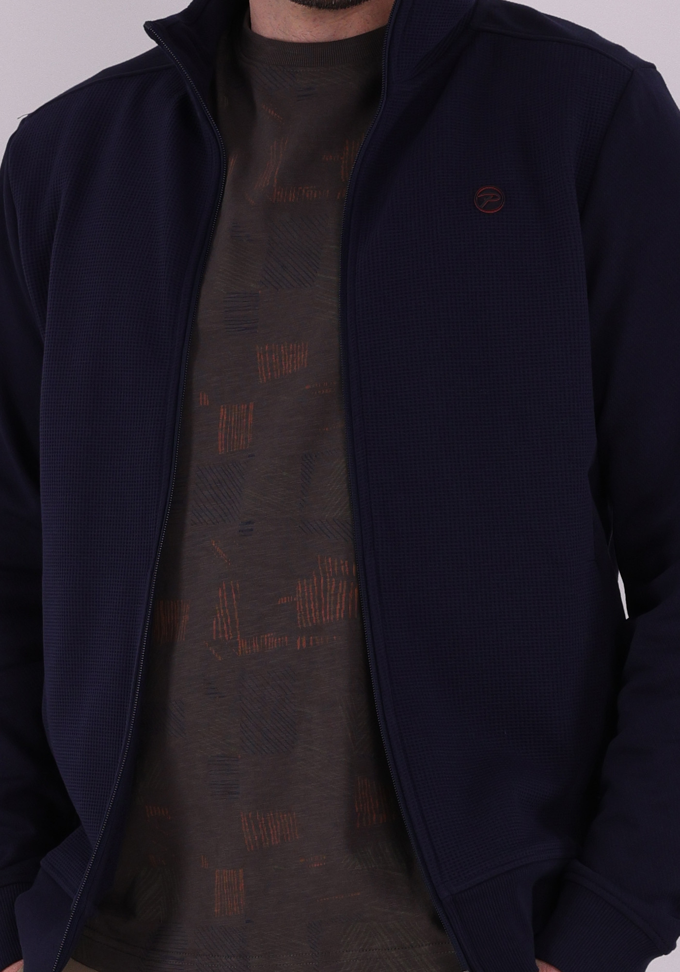 Petrol Vest M-1060-SWC305 Donker blauw