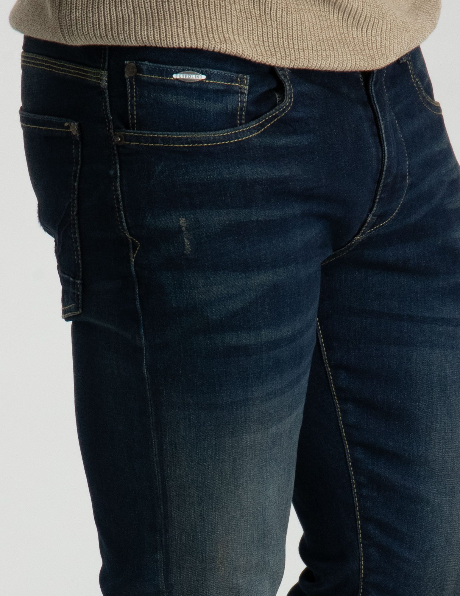 Petrol Jeans Supreme stretch SEAHAM VTG Jeans blauw