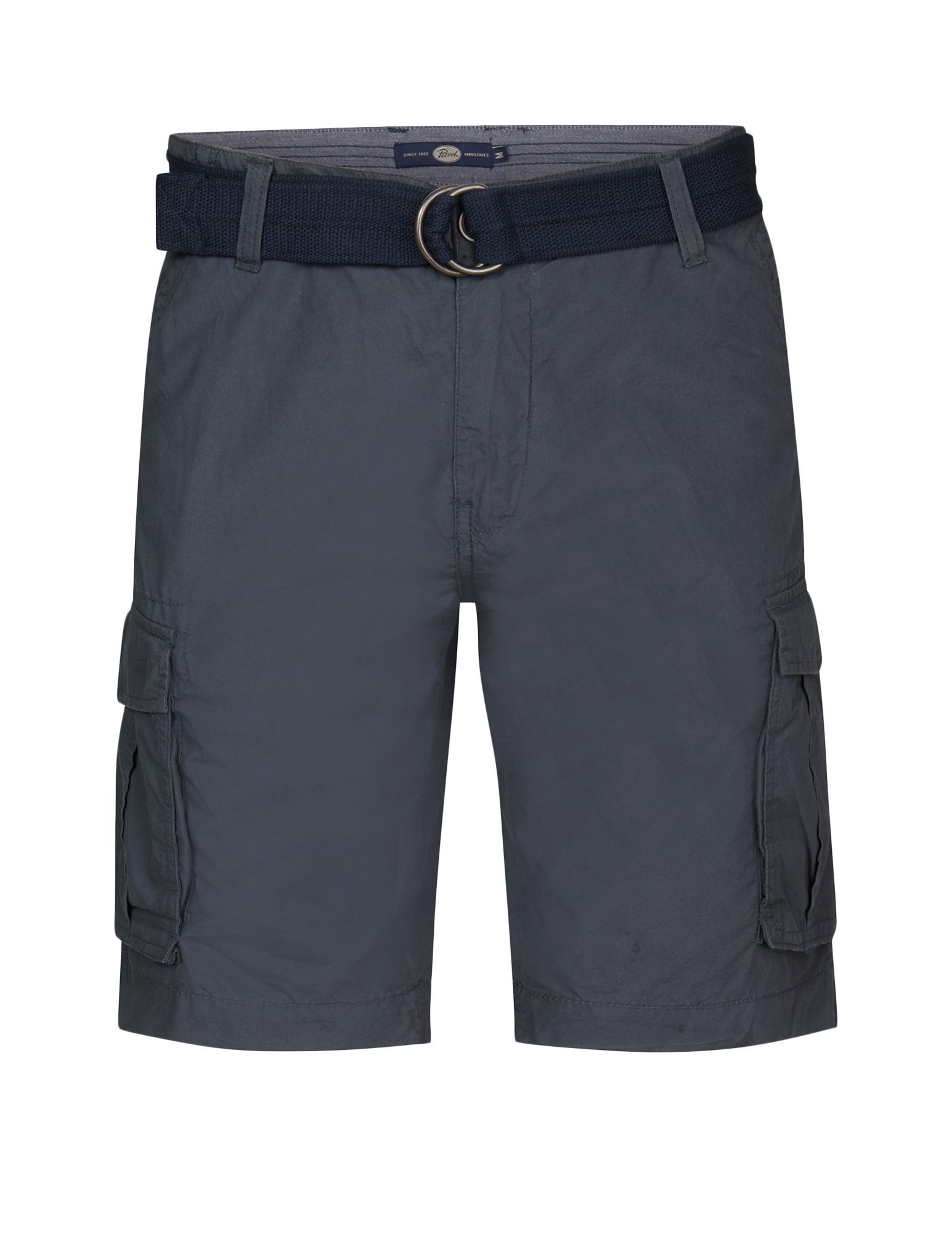 Petrol Korte broek cargo  M-1040-SHO500 Midden grijs
