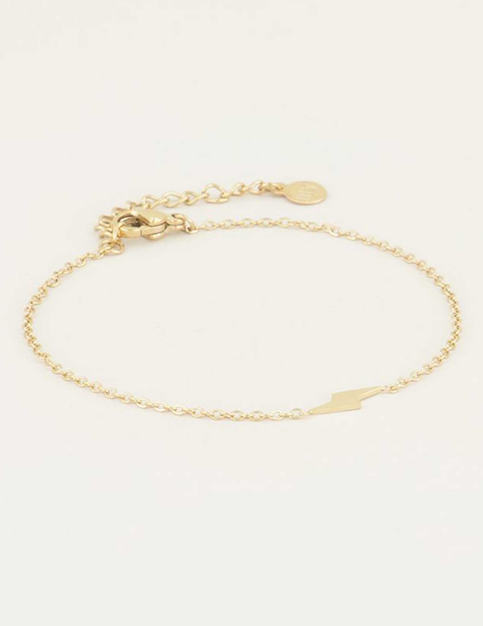My Jewellery Armband bliksem MJ03147 Goud