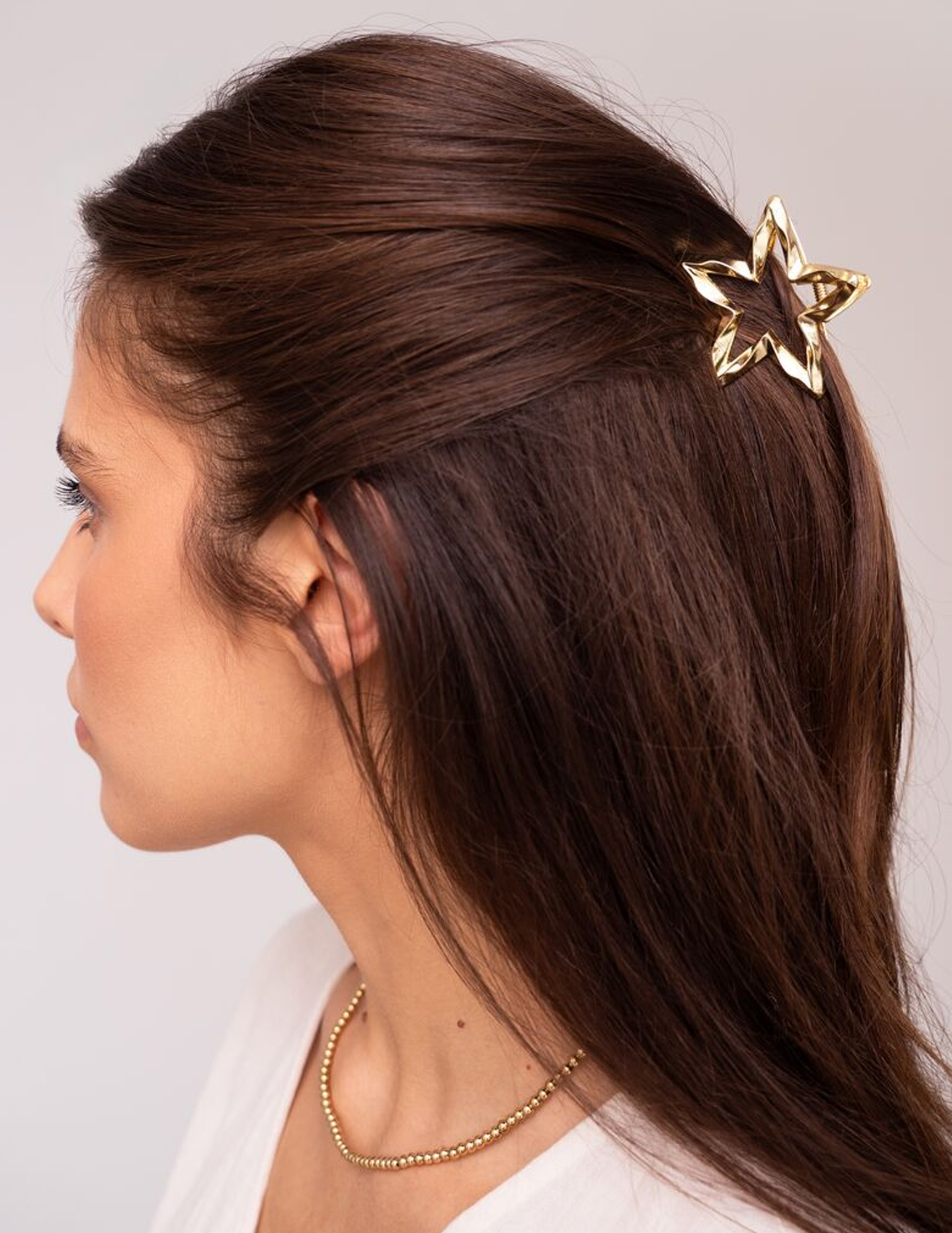 My Jewellery Haarclip ster gedraaid MJ12115 Goud