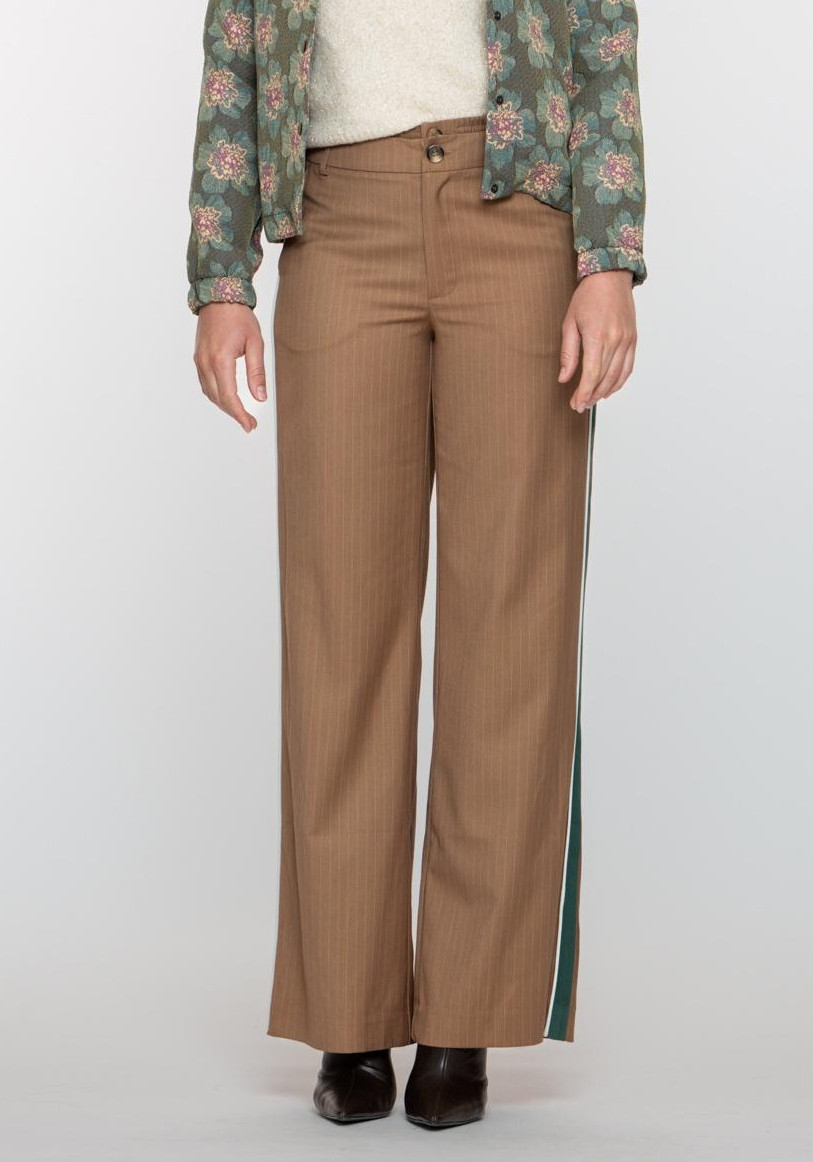 Geisha Broek pinstripe 51508-10 Zand