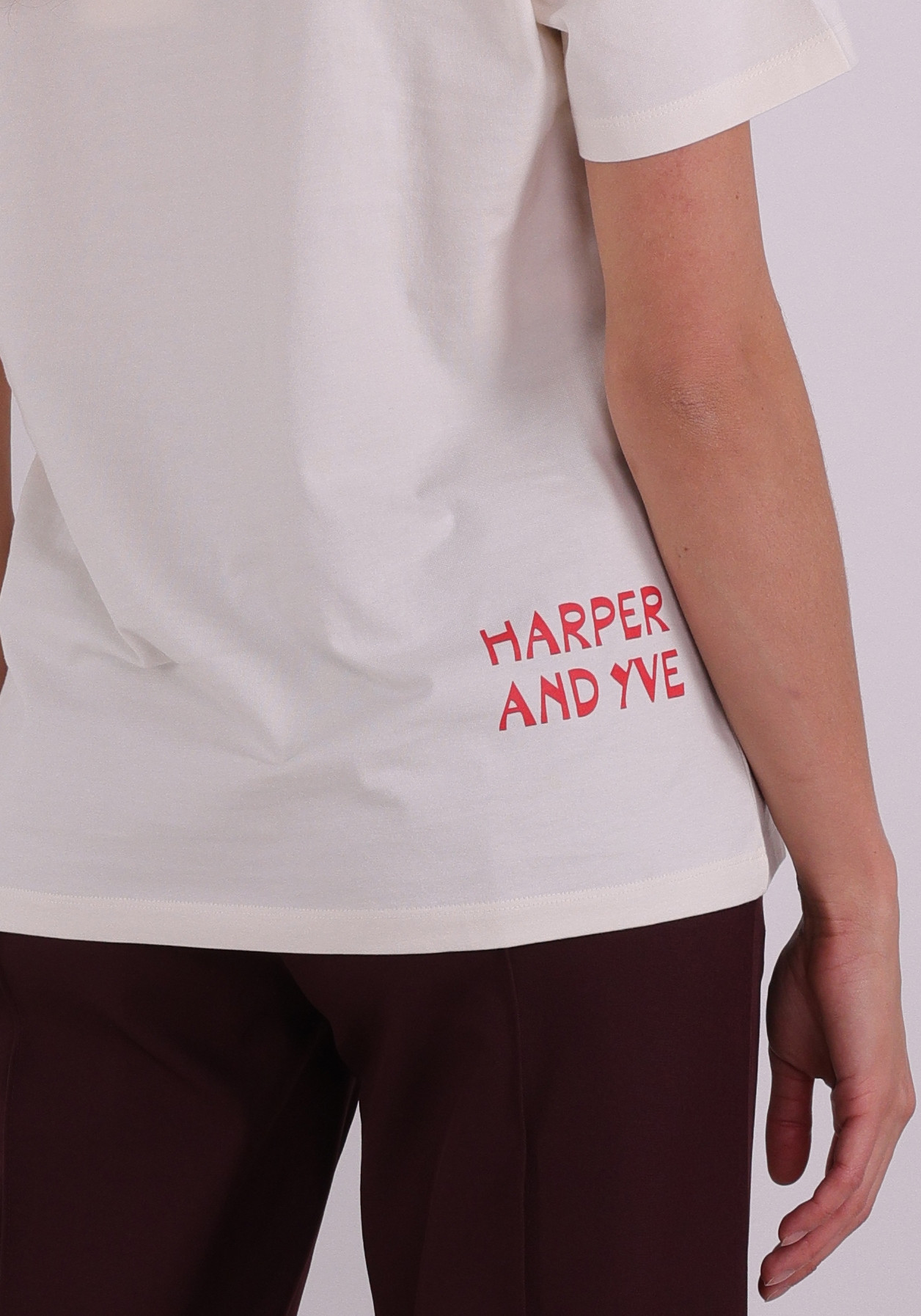 Harper & Yve T-shirt Bandida SS6Y304 Ecru