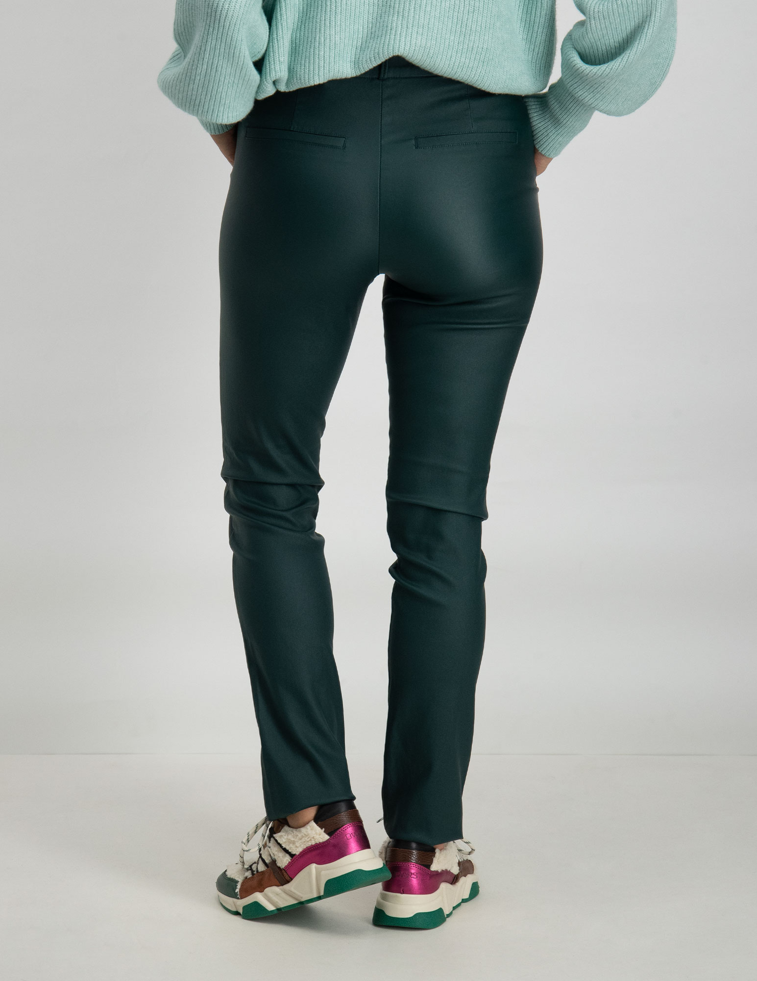 FREE|QUENT Broek Solvej 203418 Donker groen