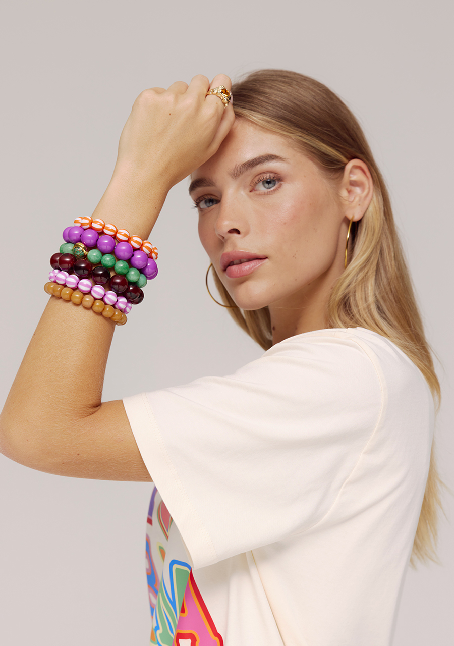 Harper & Yve Armband Candice AW25BACC18 Paars