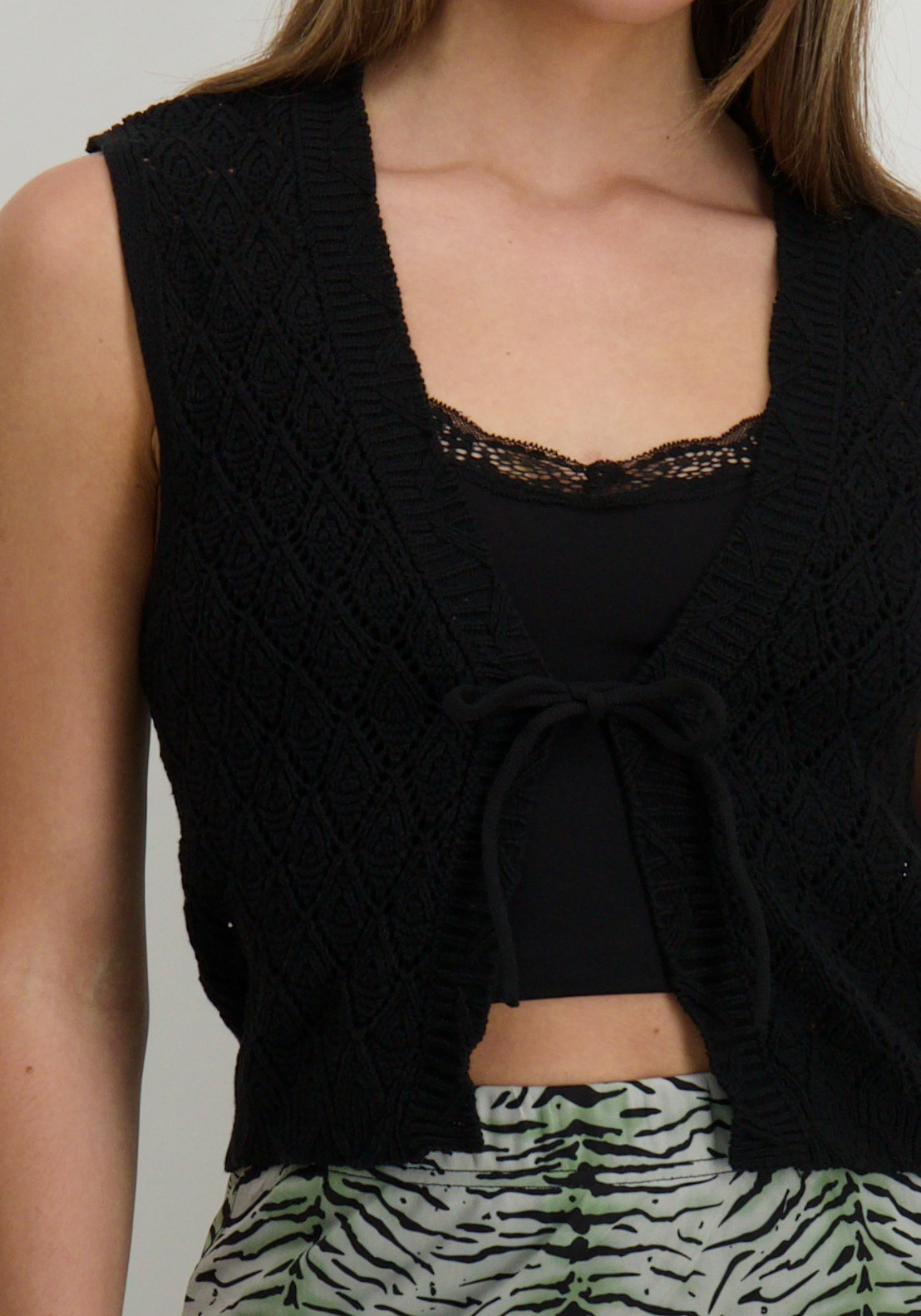 Only Gilet Chili 15350955 Zwart