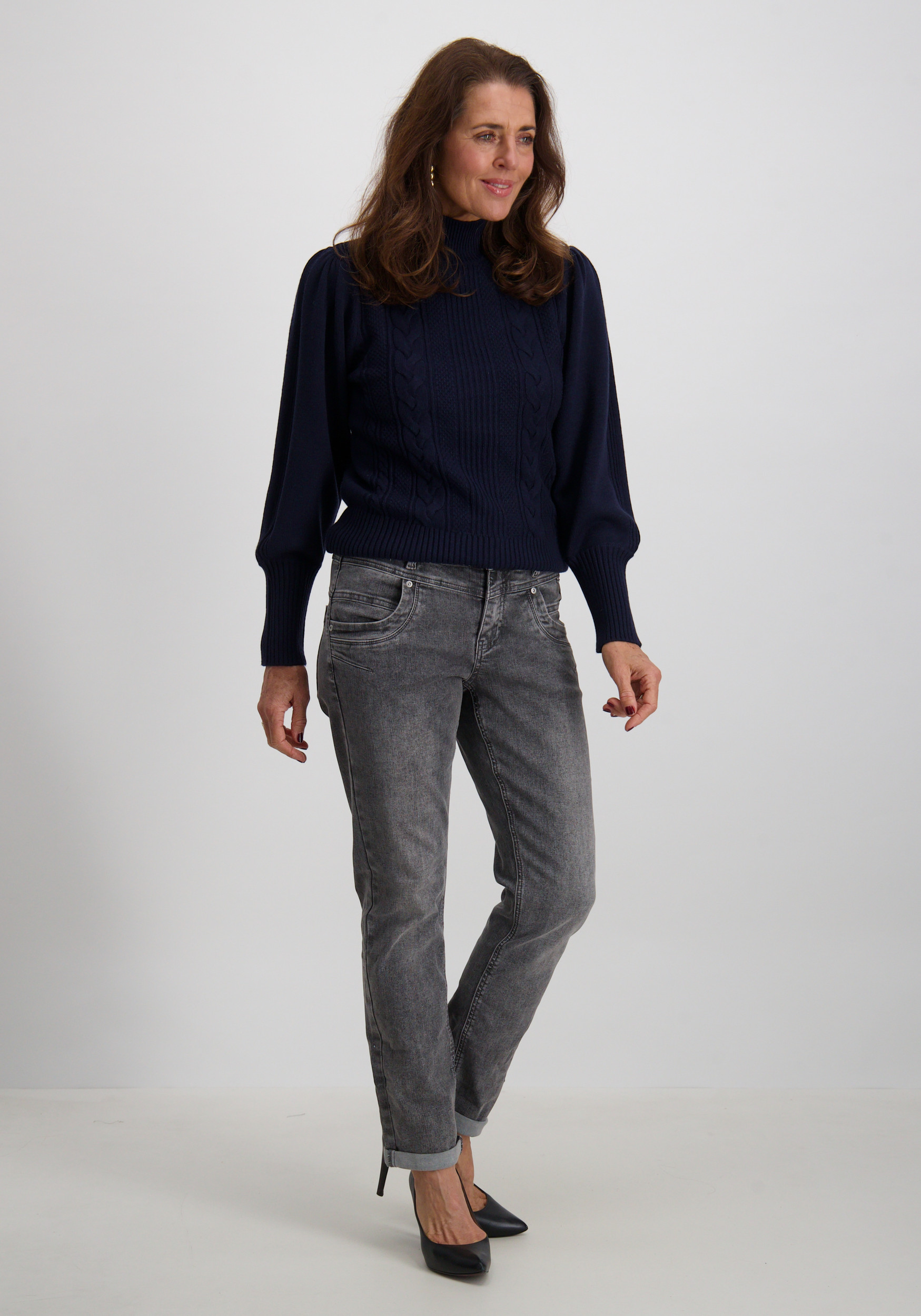 Tramontana Trui cables Y13-18-601 Donker blauw