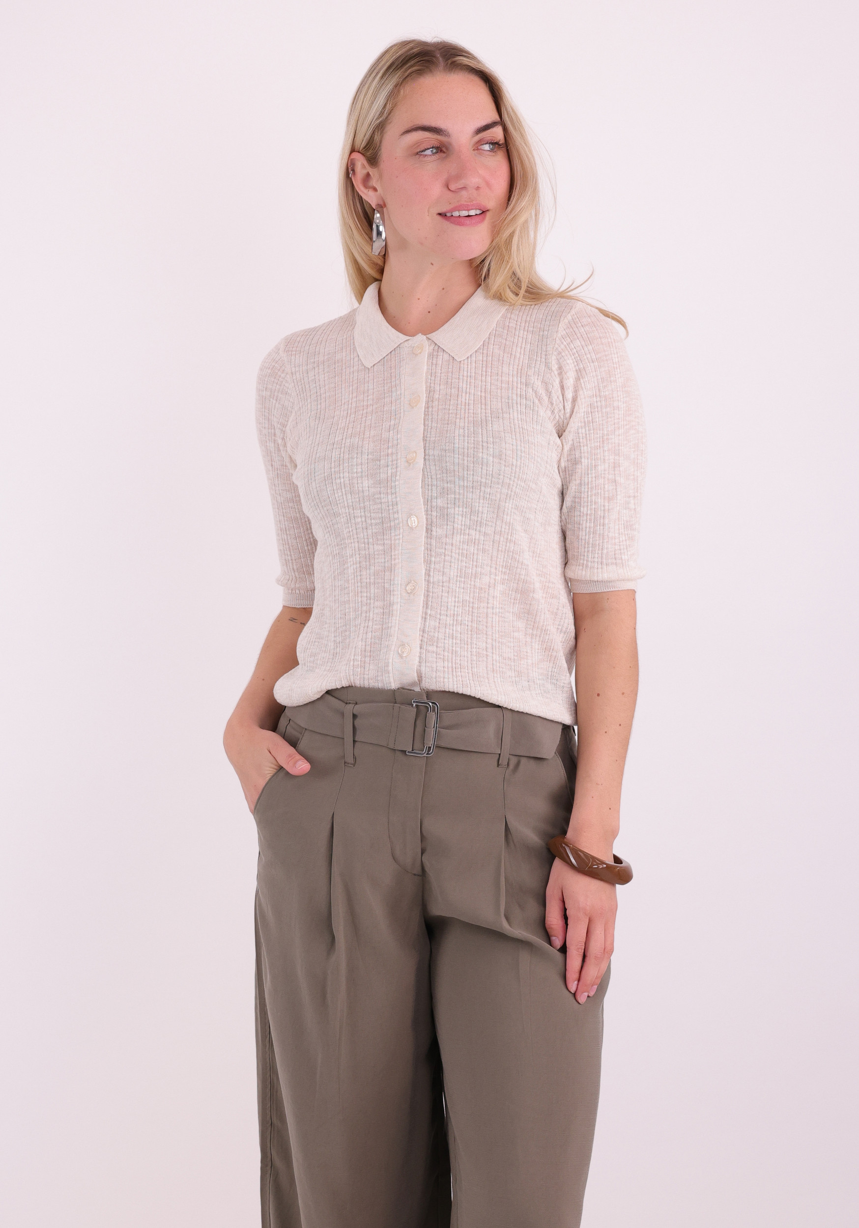 Culture Vest Augustine 50113156 Wolwit-ecru