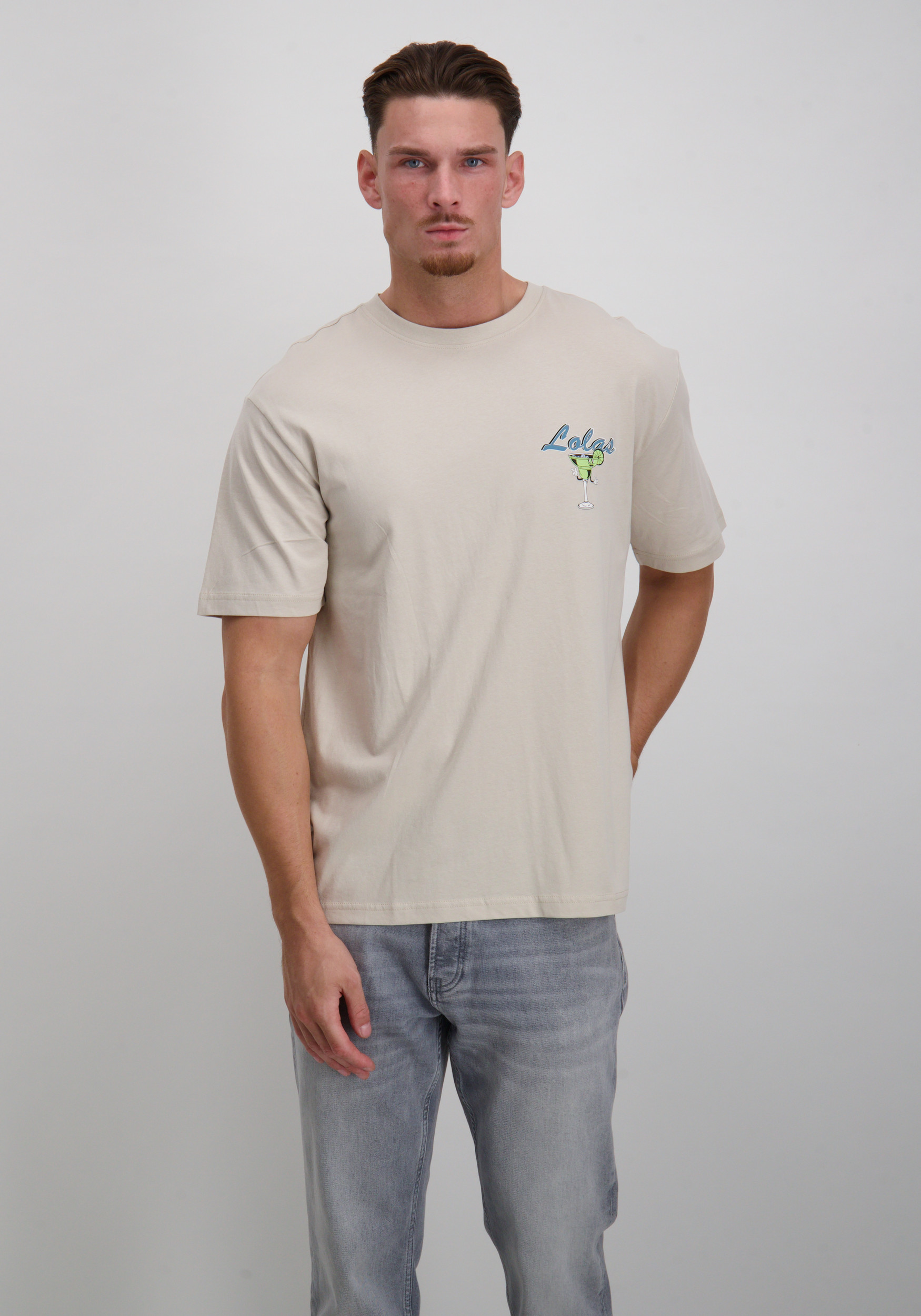 ONLY & SONS T-shirt Keane 22033620 Donker beige
