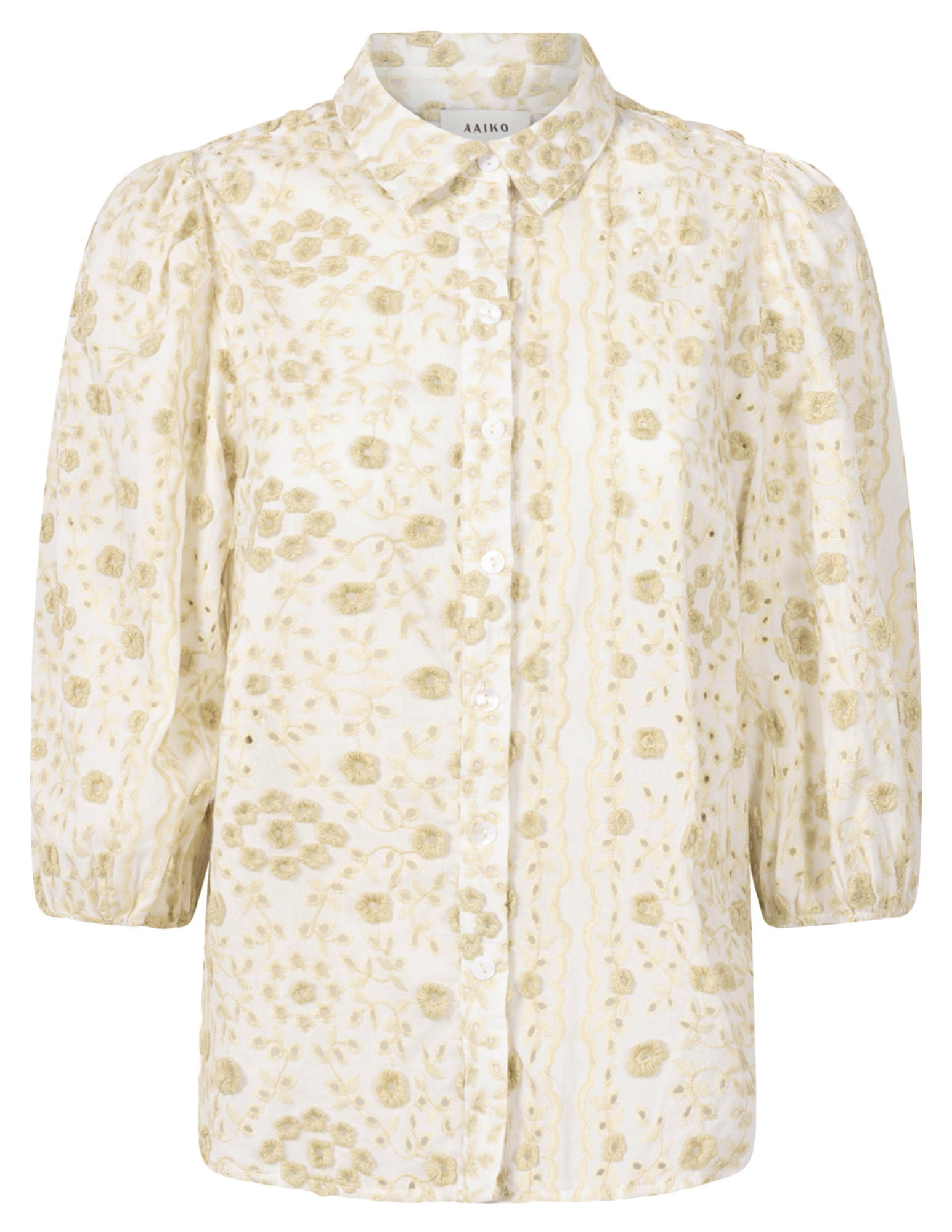 Aaiko BV Blouse LIEN 2 TONE CO 530 Beige