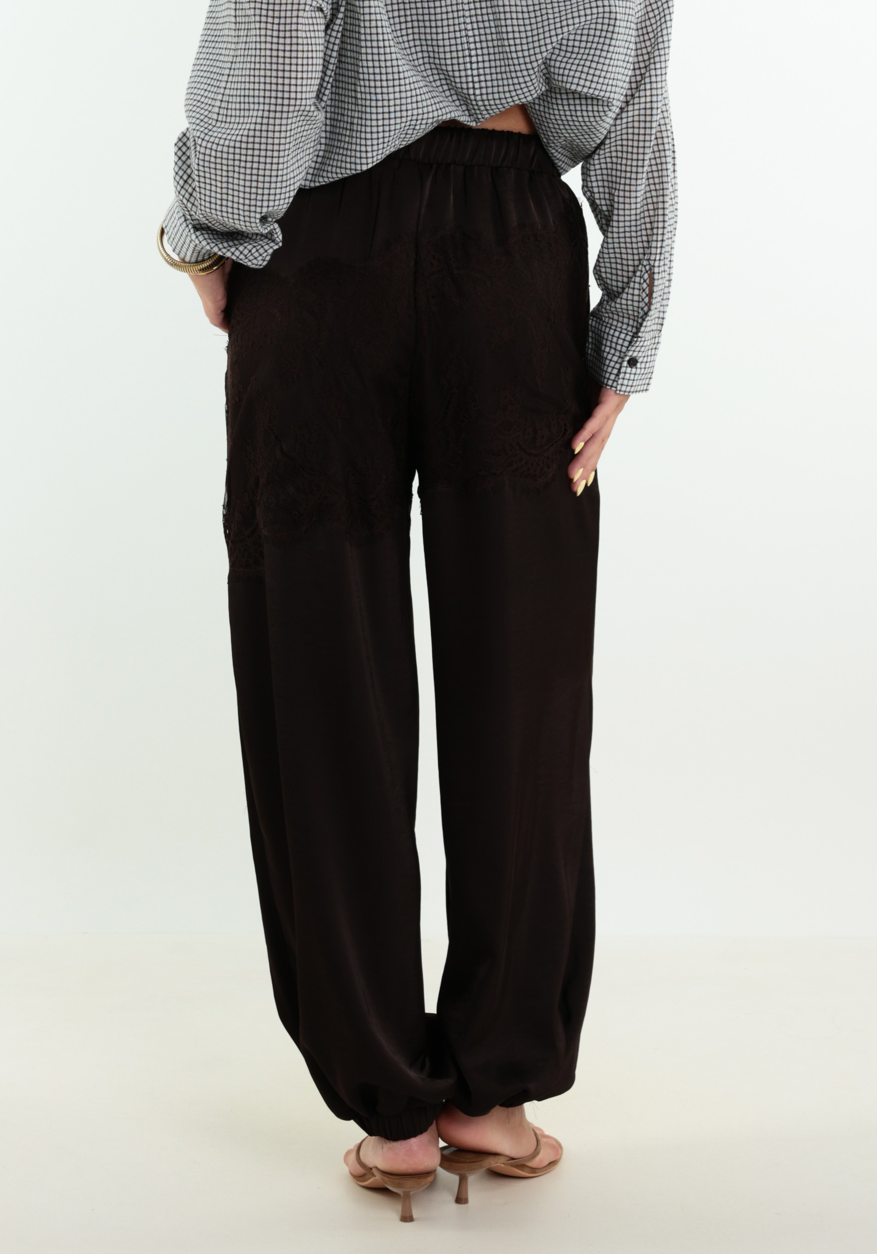 VERO MODA Broek Tanja 10356265 Bruin