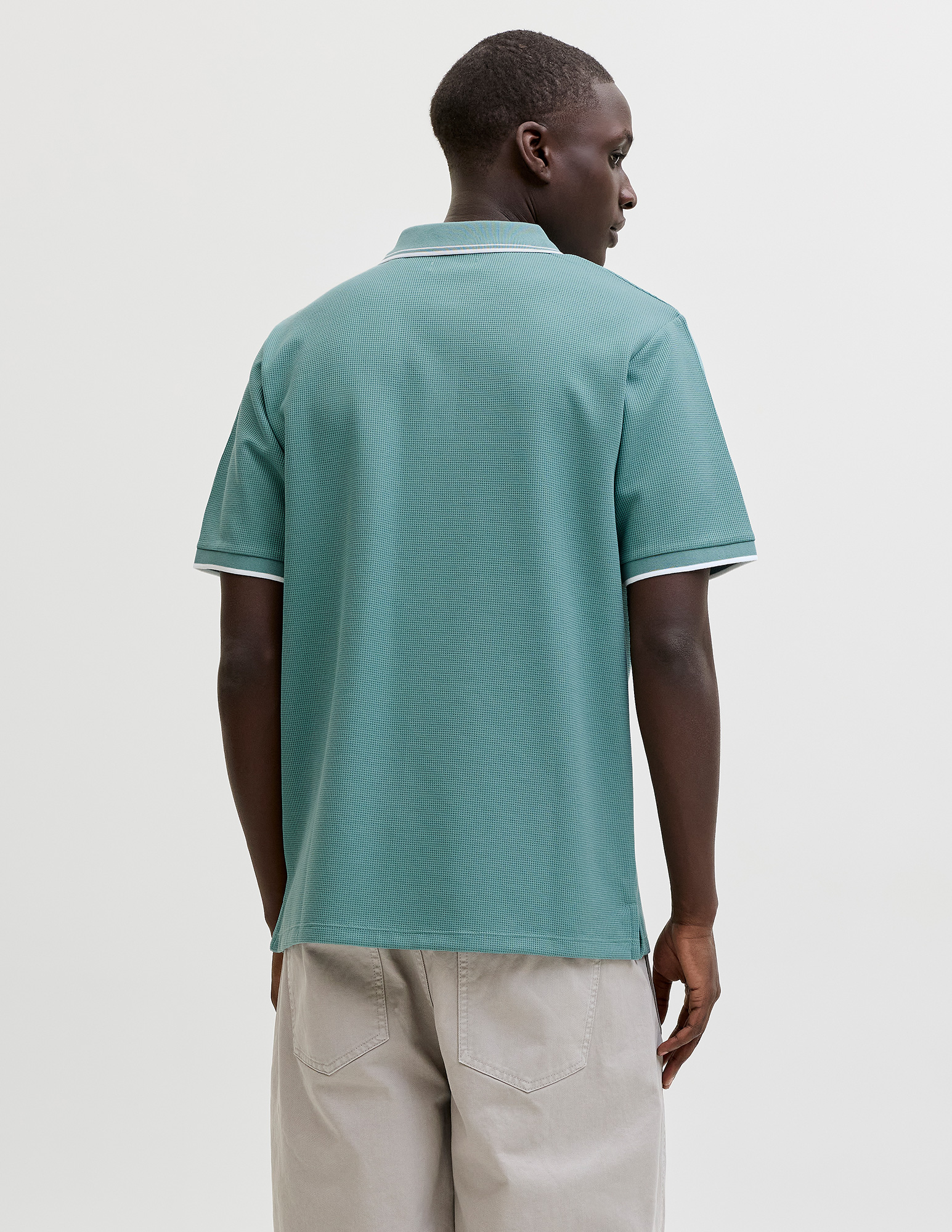 JACK & JONES Polo Austin 12268130 Blauw design