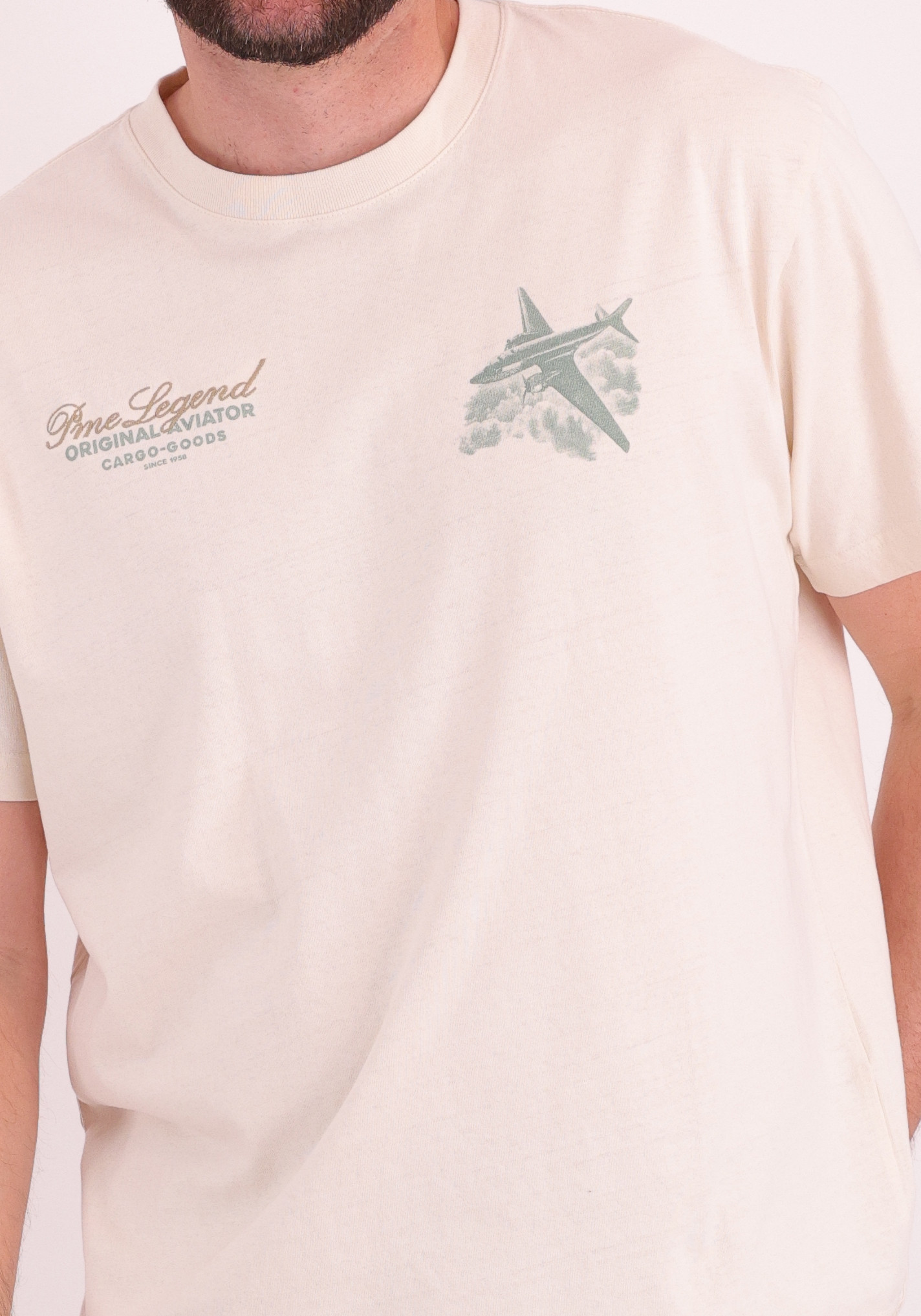PME Legend T-shirt PTSS2604568 Ecru