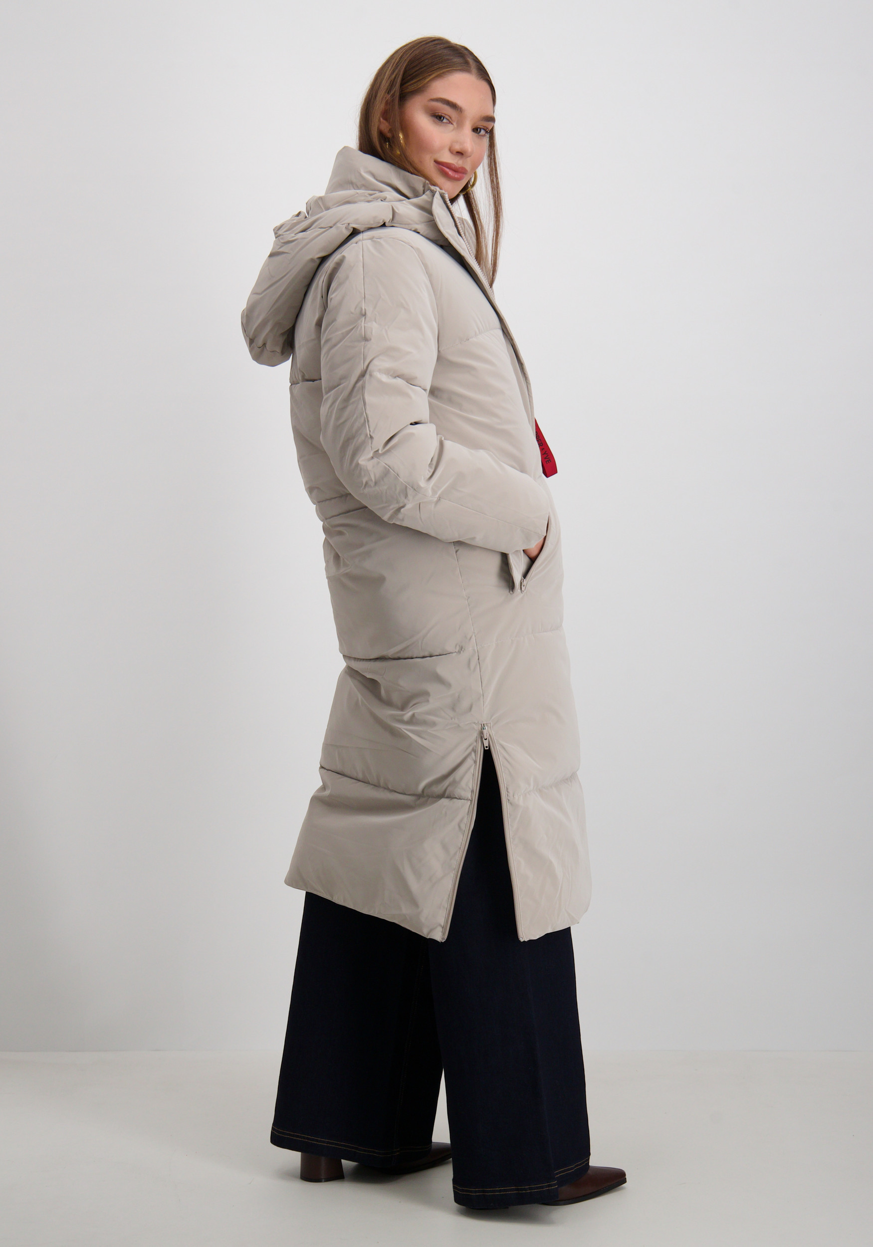 Harper & Yve Winterjas Yitty AW25N202 Licht grijs