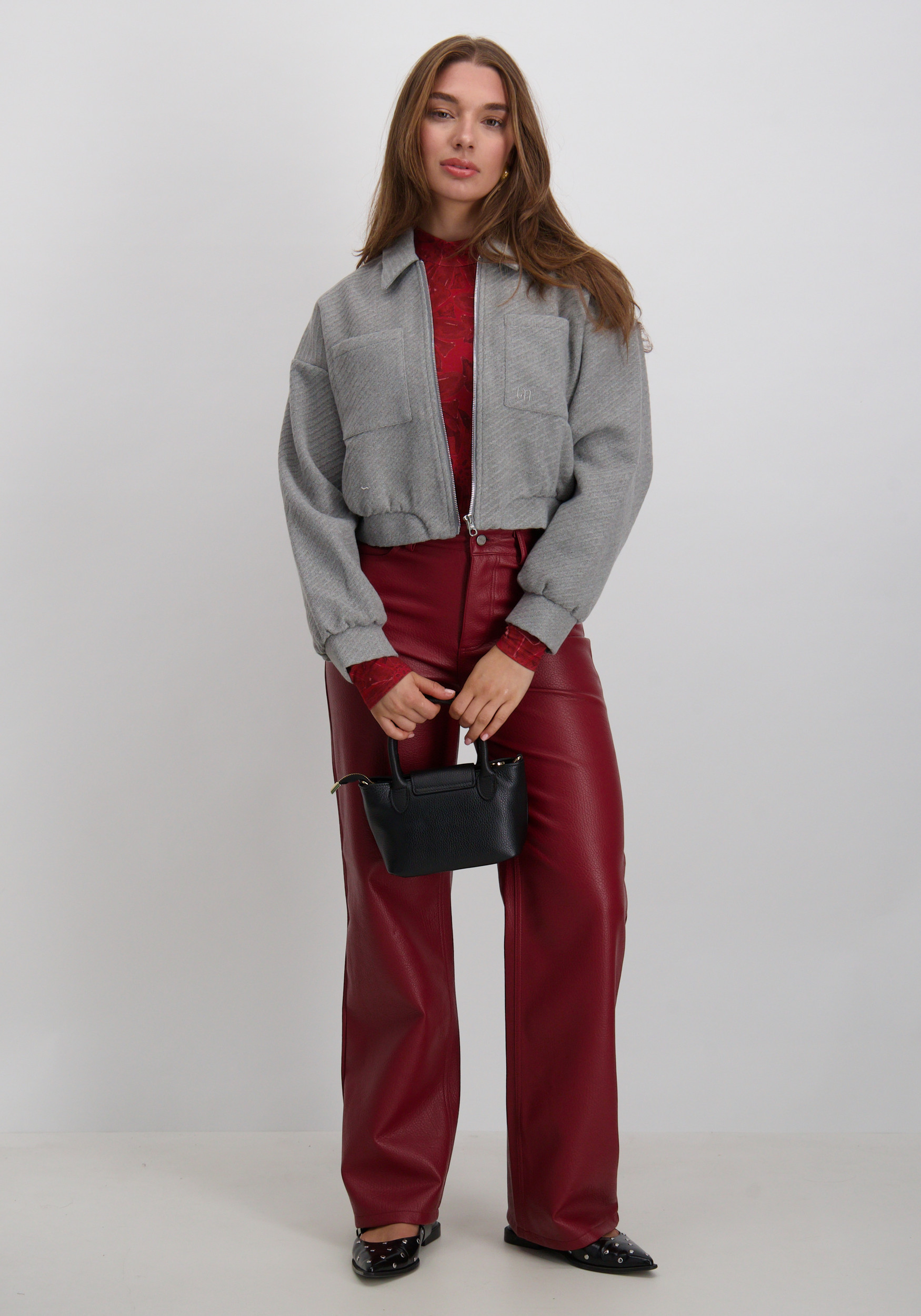 Lofty Manner Jacket Julia QI302 Grijs