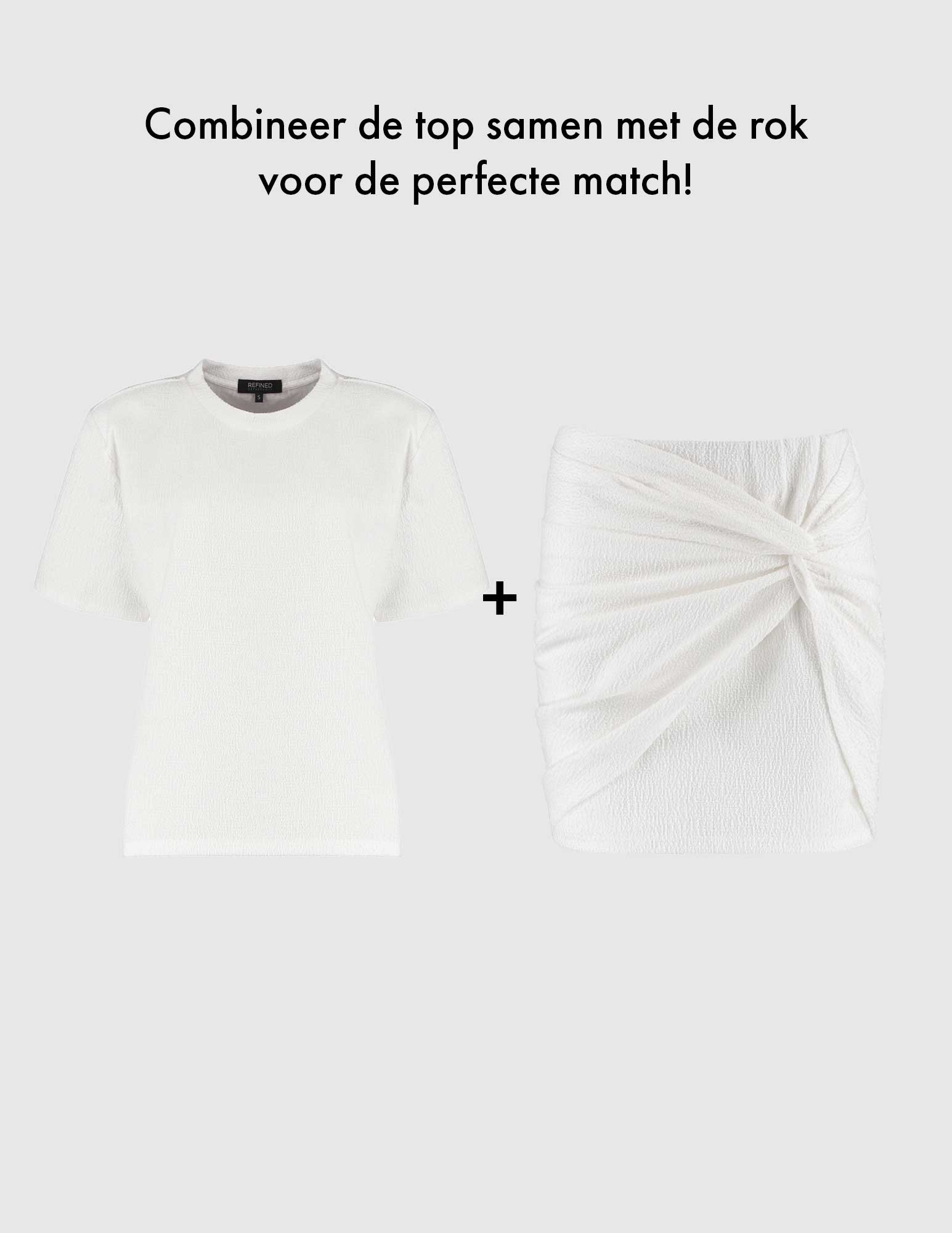 Refined Department Rok Dominique R2506251794 Wit