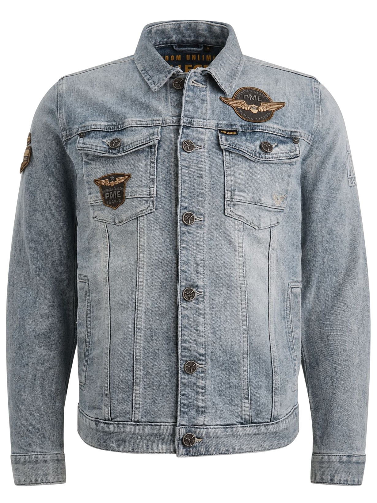 PME Legend Denim jacket Summer PDJ2602704 Blauw