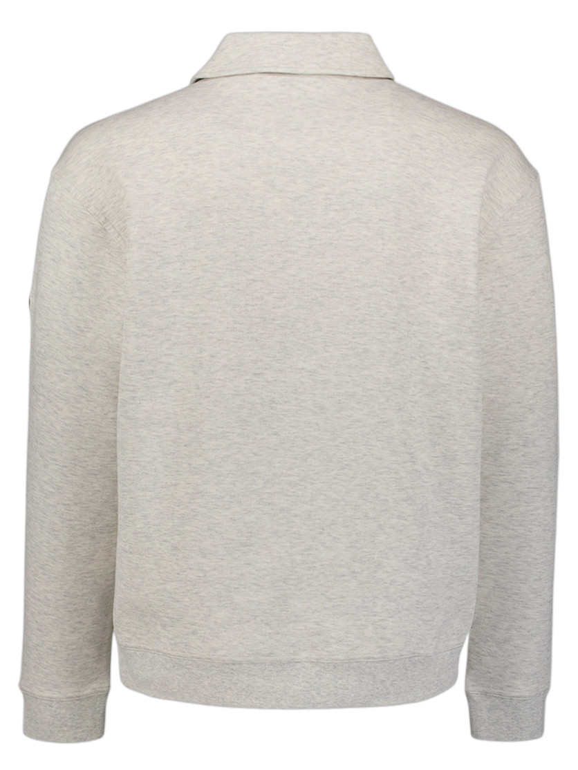 No Excess Sweater met polo kraag 31100104 Licht grijs