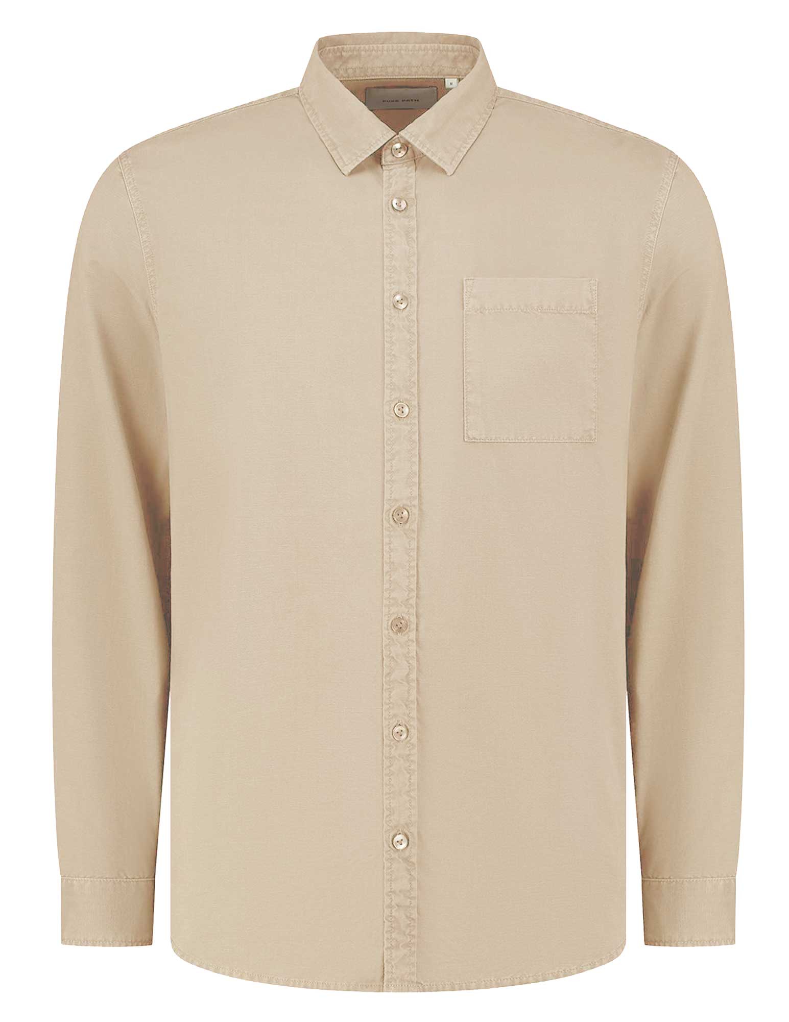 Pure White Overhemd 24010209 Zand