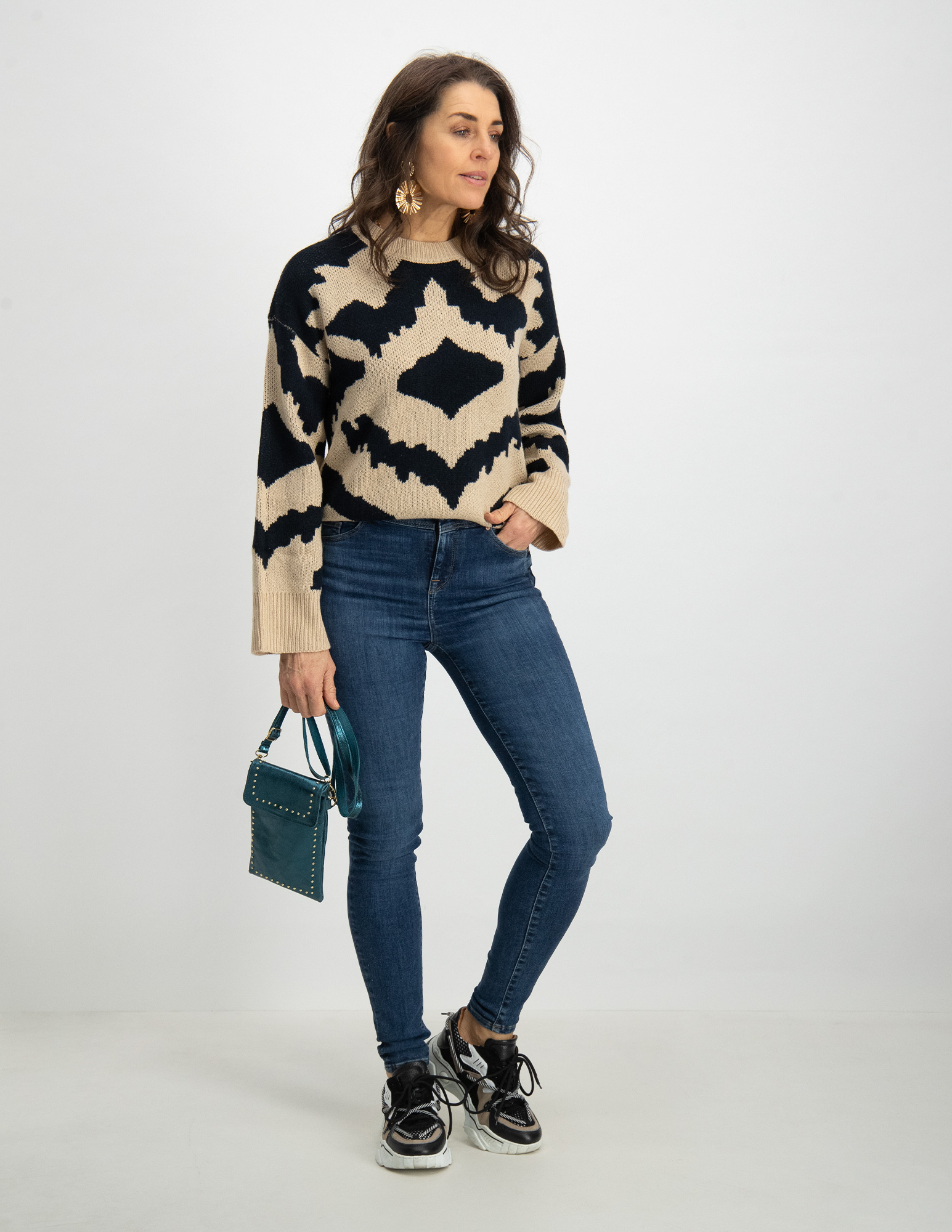 Cup of Joe Jeans skinny fit Lisa Donker blauw