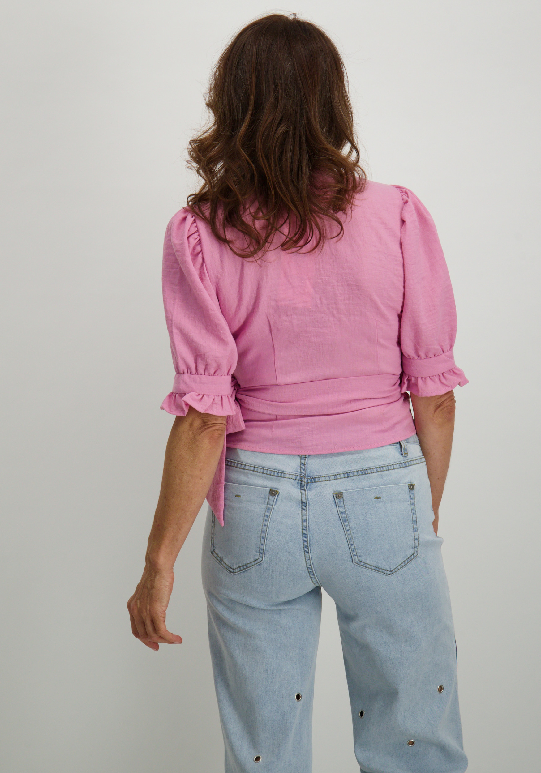 Only Overslag blouse Emmia 15356207 Rose