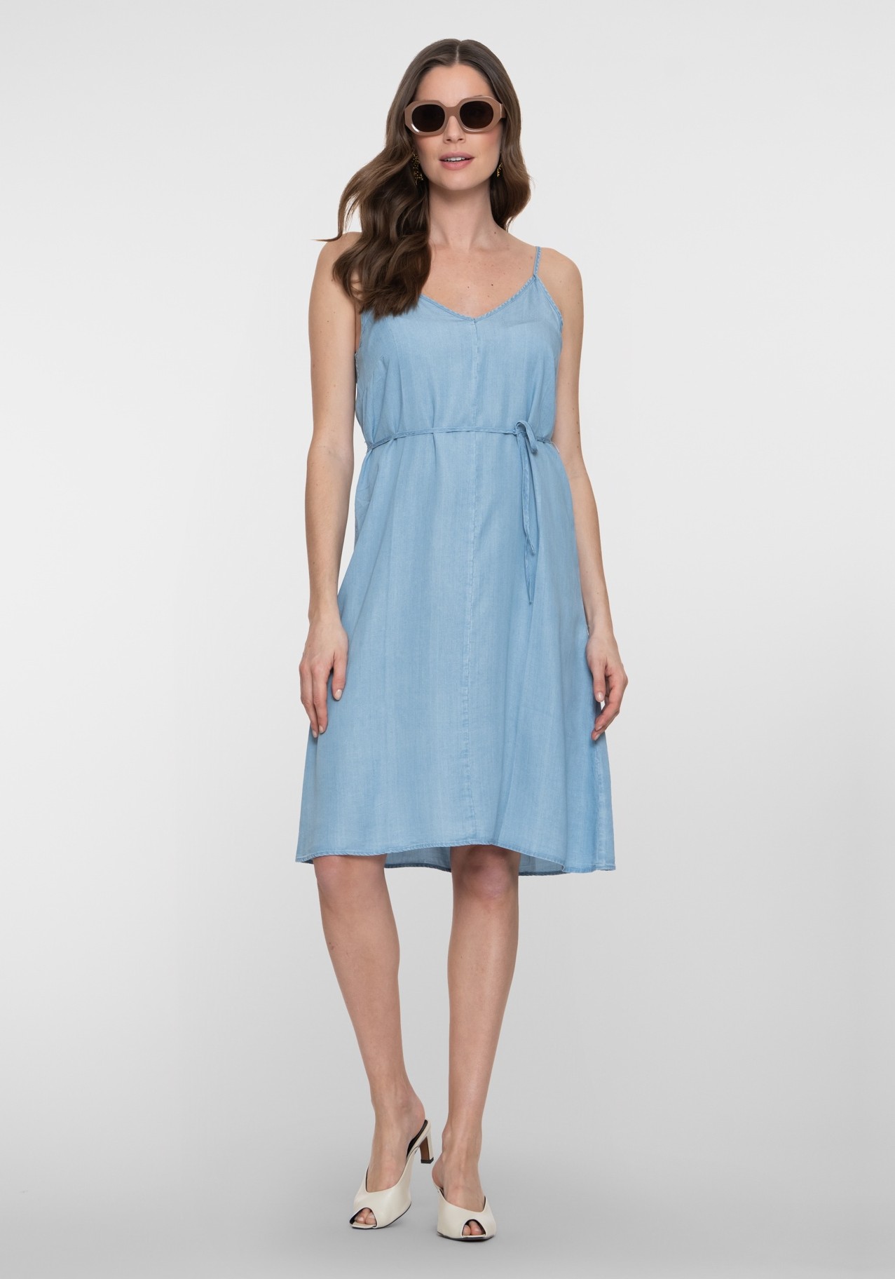 Geisha Jurk 67390-21 Licht blauw