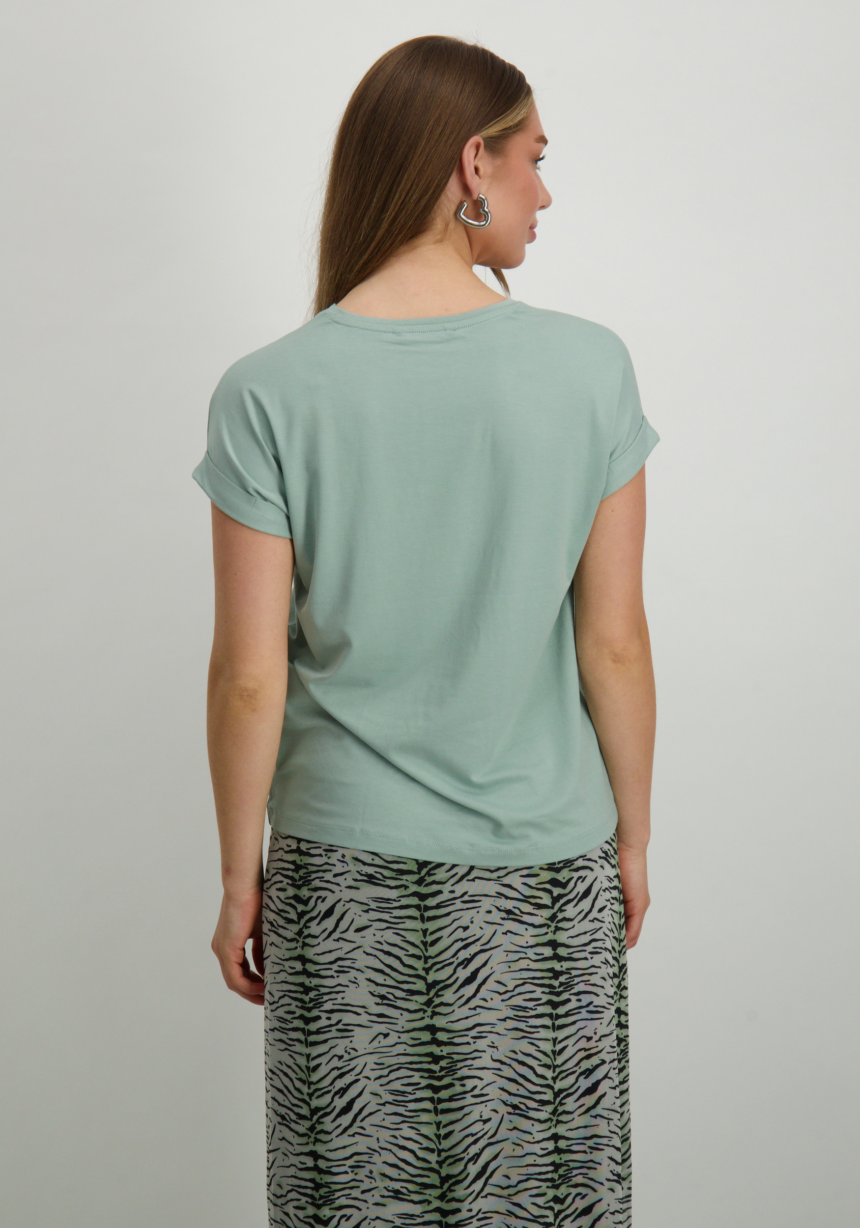 Only T-shirt Moster 15106662 Licht groen