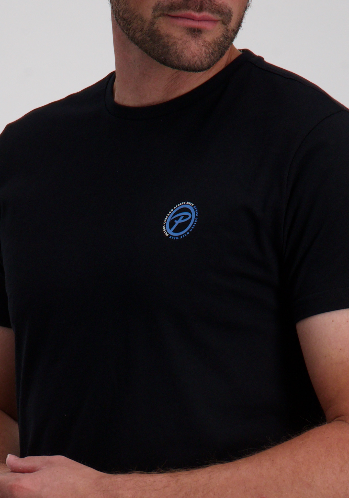 Petrol T-shirt M-3050-TSR130 Zwart