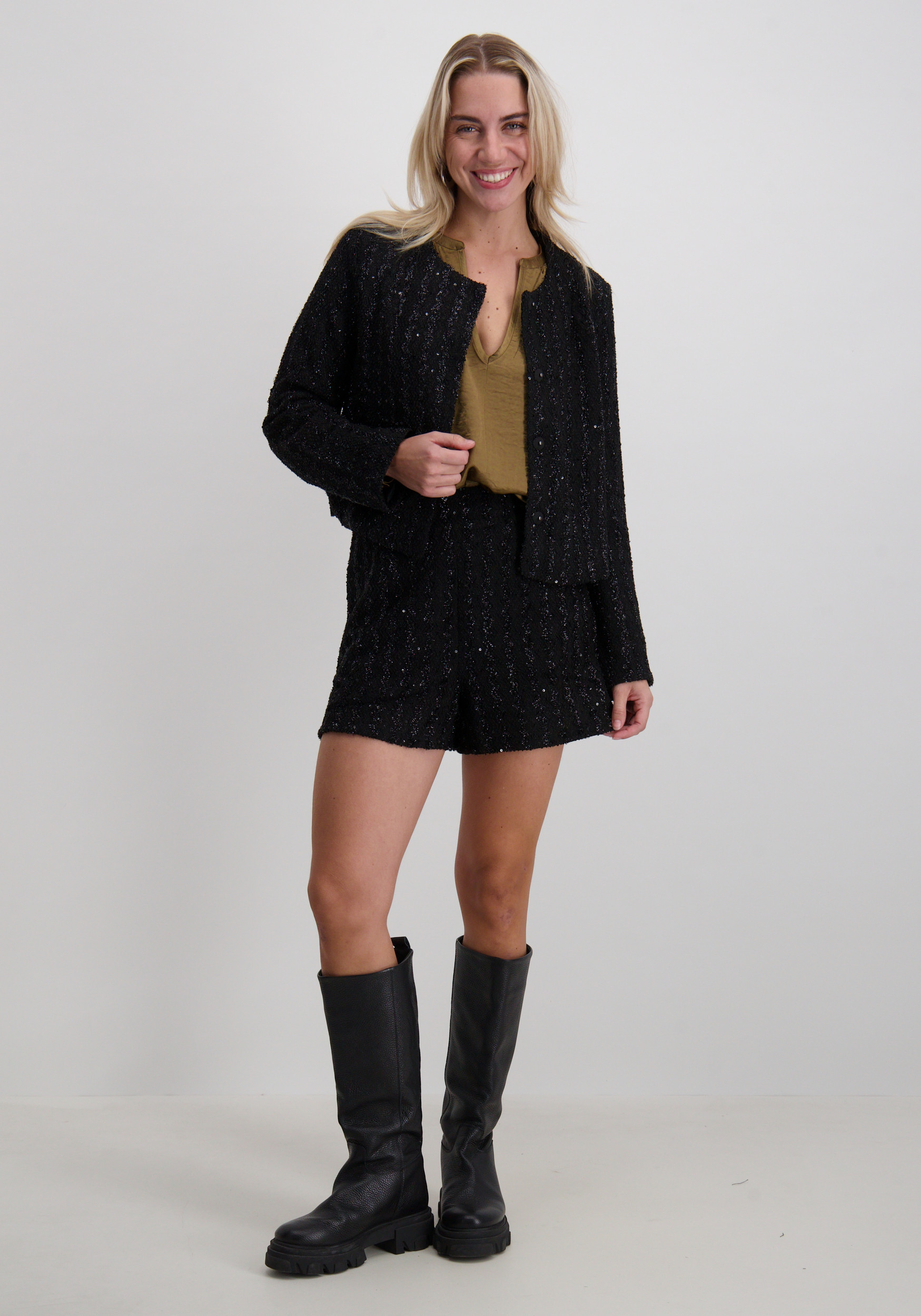 Ichi Jacket Ninky  20124817 Zwart