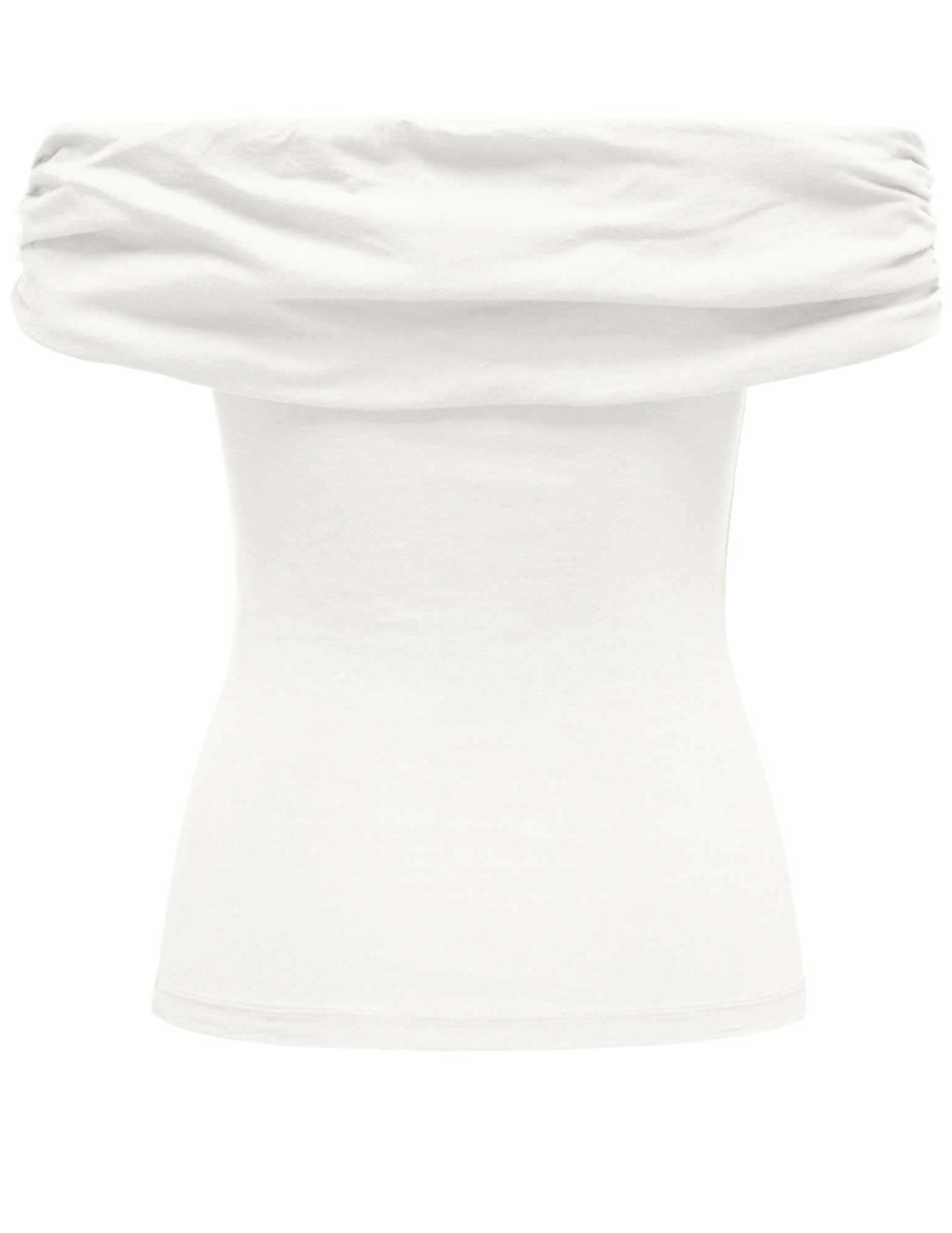 Only Off shoulder top Live Love 15338616 Wolwit-ecru