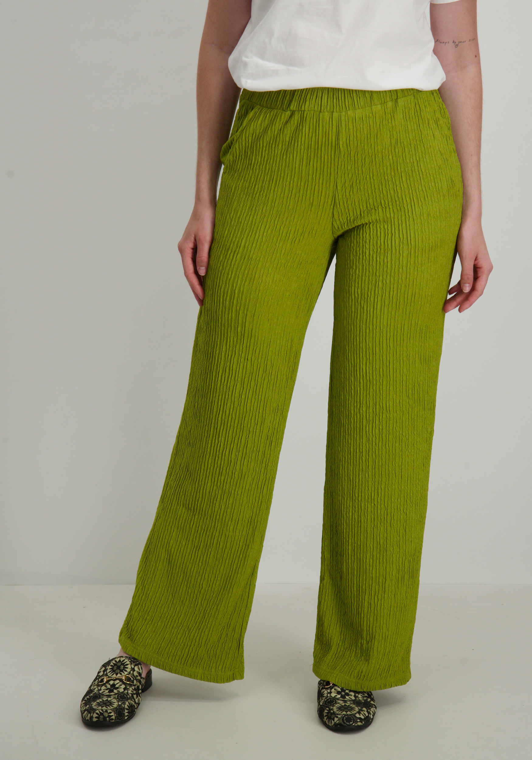 Lofty Manner Broek Mea QC37 Midden groen