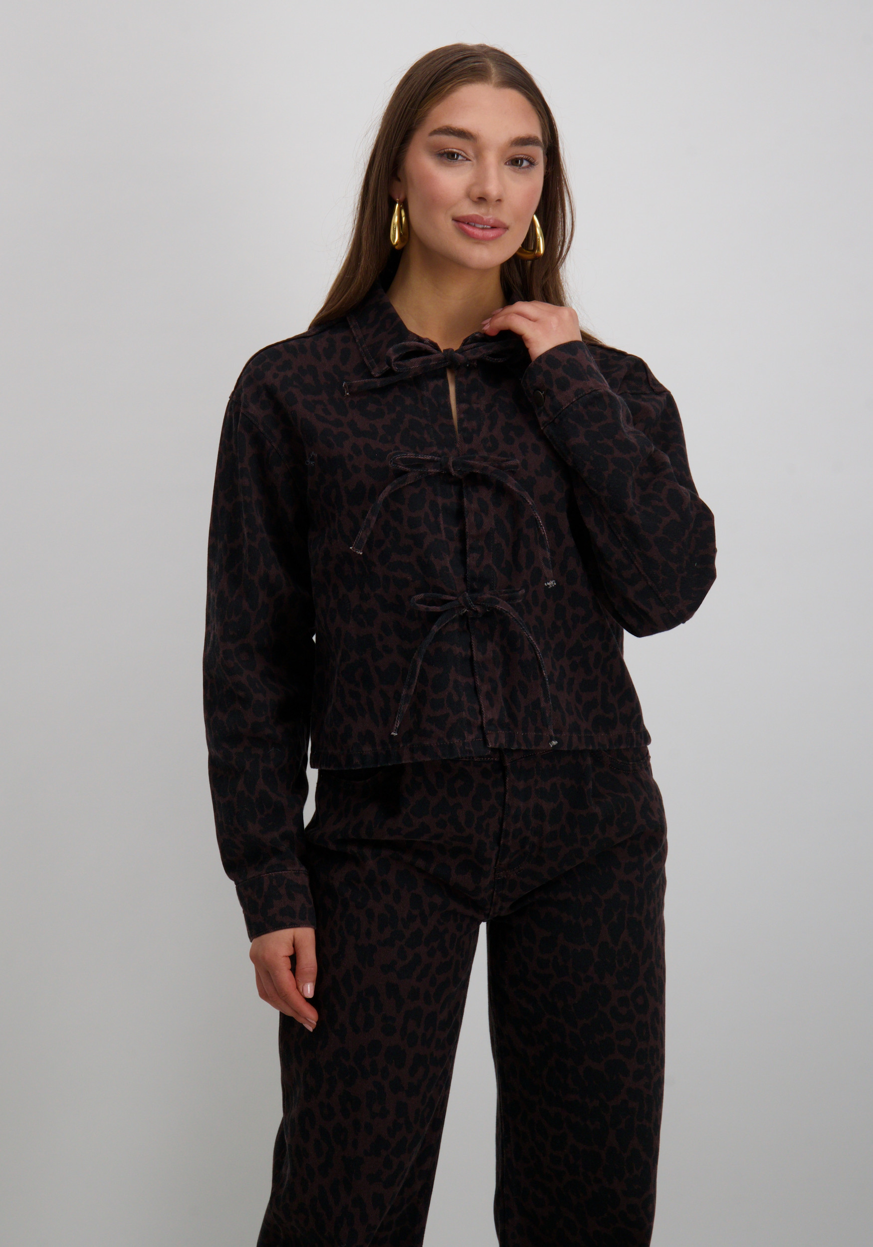 Harper & Yve Jacket Wally AW25R200 Donker bruin