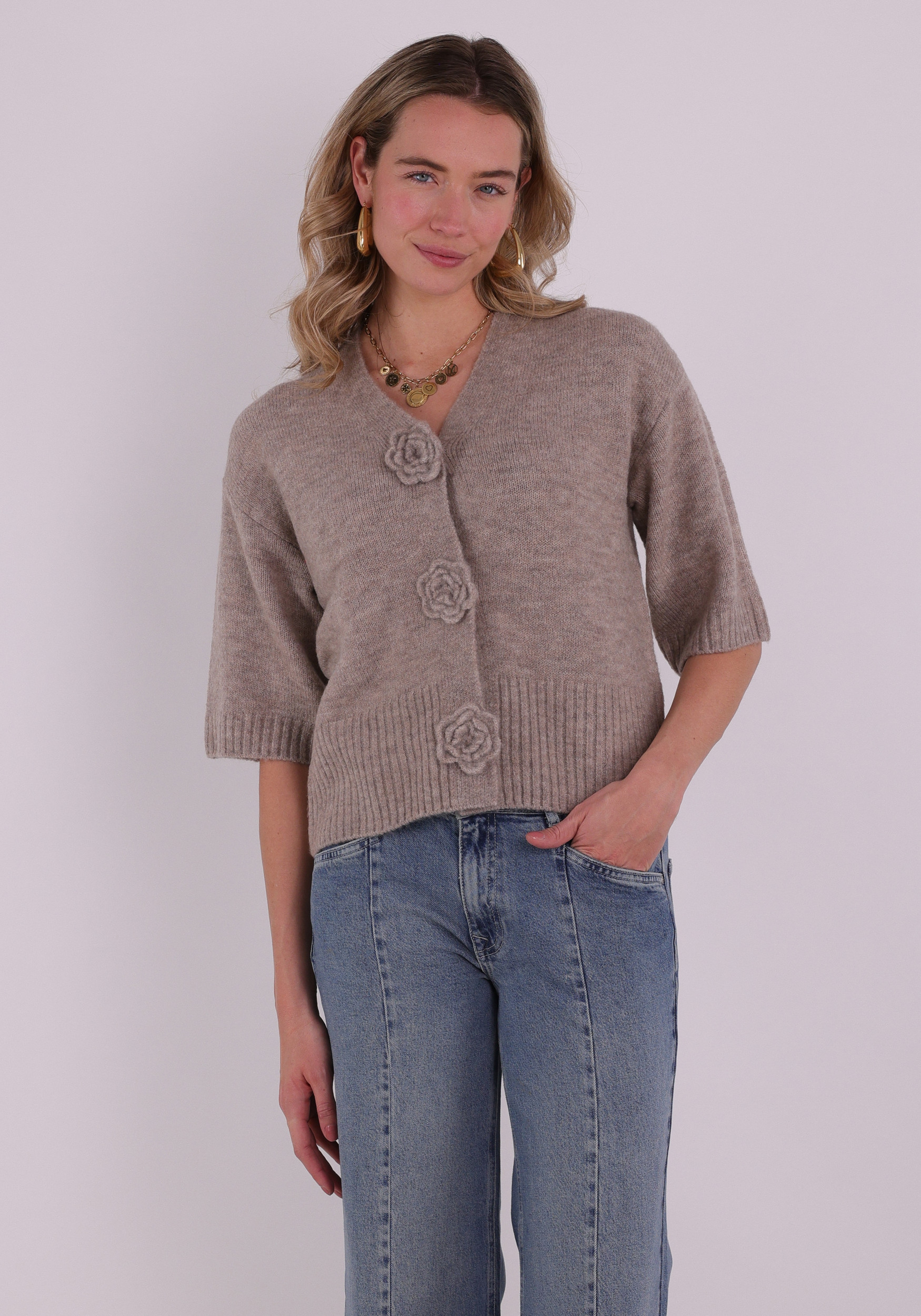 Kaffe Clothing Vest Rosie 10509480 Beige